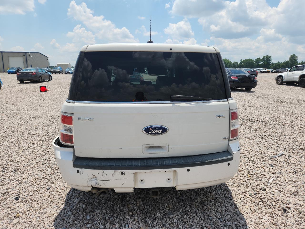 2010 Ford Flex Sel White vin: 2FMGK5CC0ABB29900