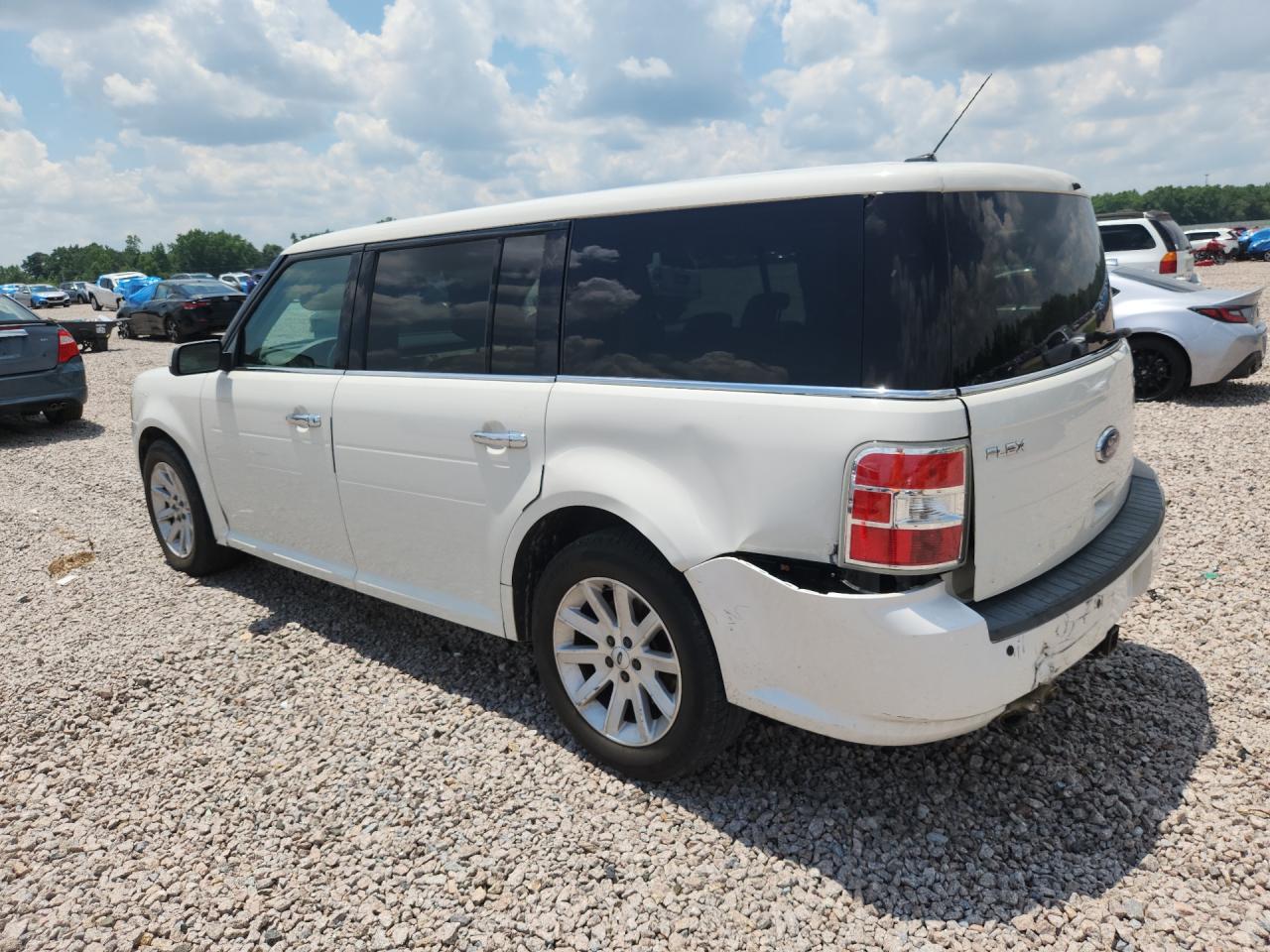 2010 Ford Flex Sel White vin: 2FMGK5CC0ABB29900
