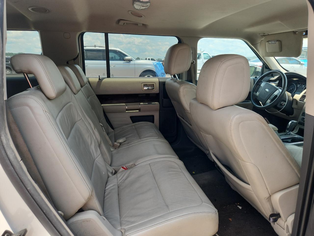 2010 Ford Flex Sel White vin: 2FMGK5CC0ABB29900
