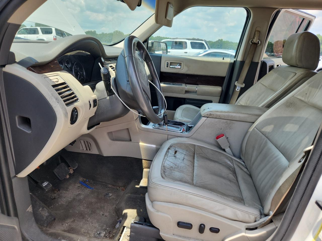 2010 Ford Flex Sel White vin: 2FMGK5CC0ABB29900