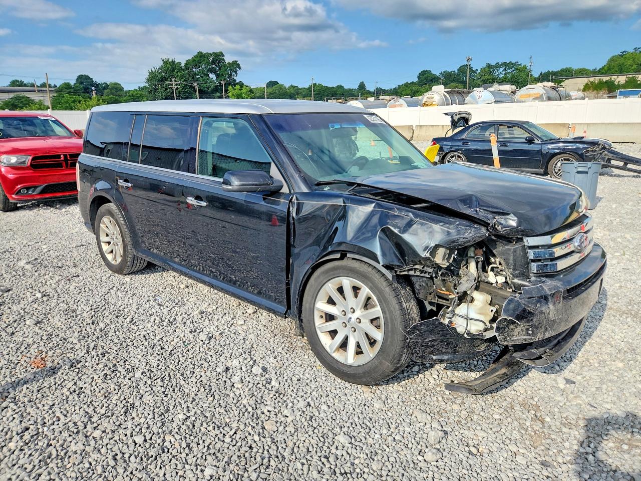 2011 Ford Flex Sel Черный vin: 2FMGK5CC0BBD09833