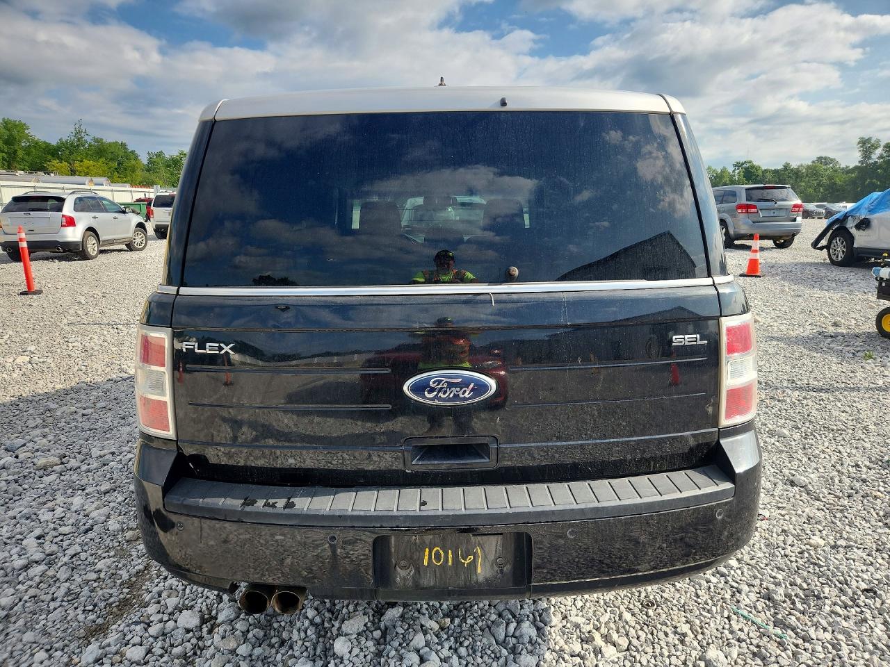 2011 Ford Flex Sel Черный vin: 2FMGK5CC0BBD09833