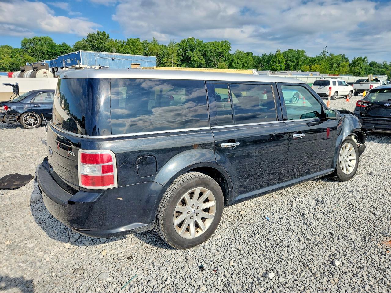 2011 Ford Flex Sel Черный vin: 2FMGK5CC0BBD09833
