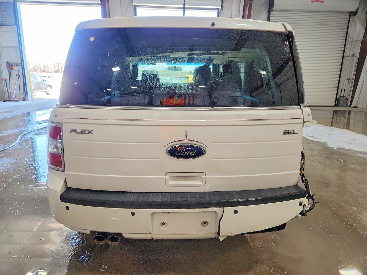 2011 Ford Flex Sel White vin: 2FMGK5CC0BBD30682