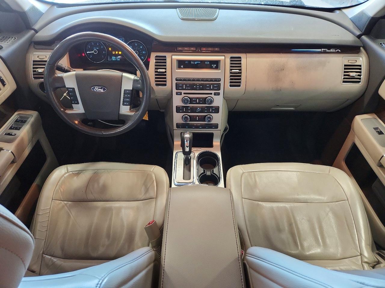 2011 Ford Flex Sel White vin: 2FMGK5CC0BBD30682