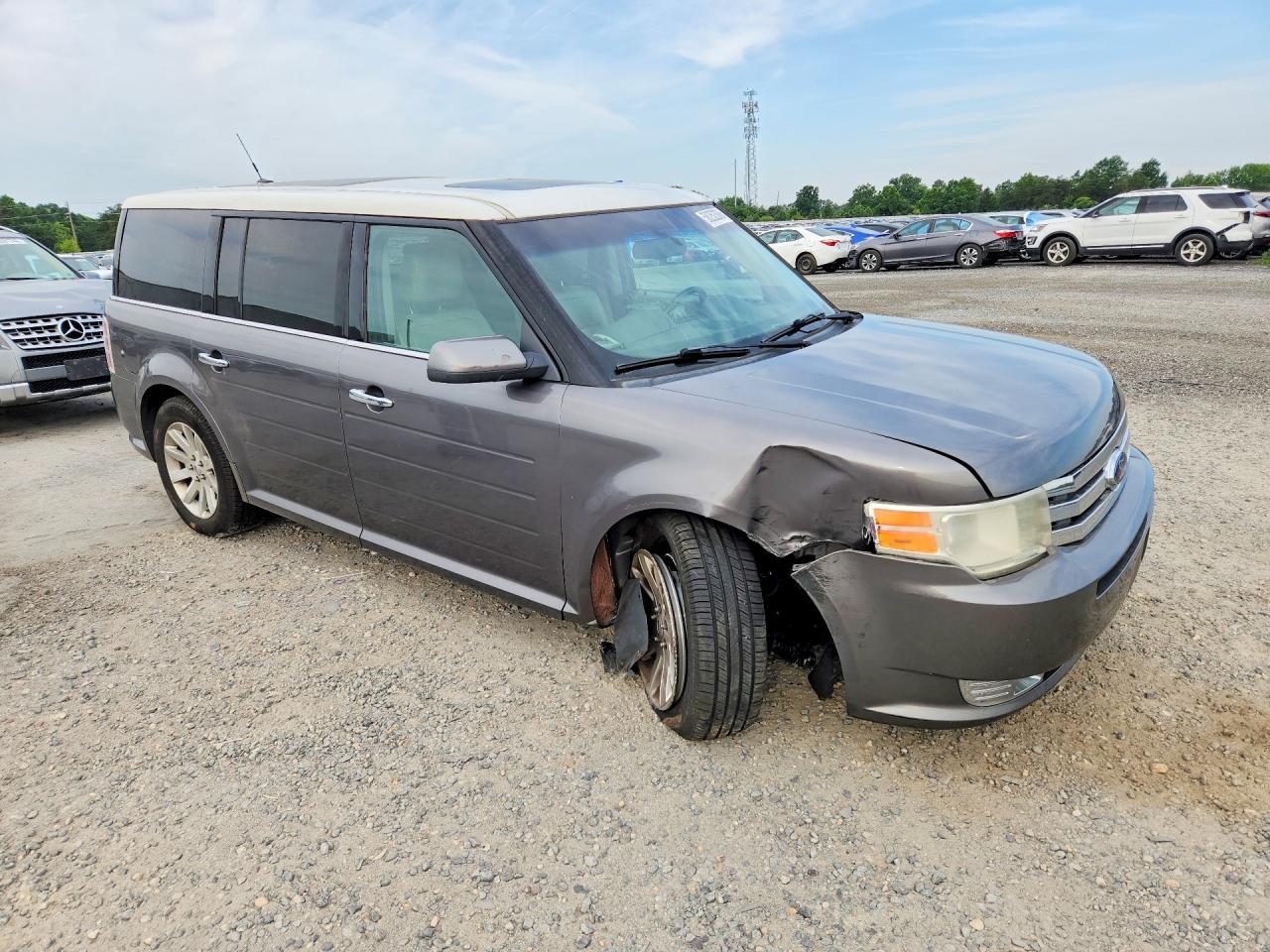 2010 Ford Flex Sel Gray vin: 2FMGK5CC1ABA34312