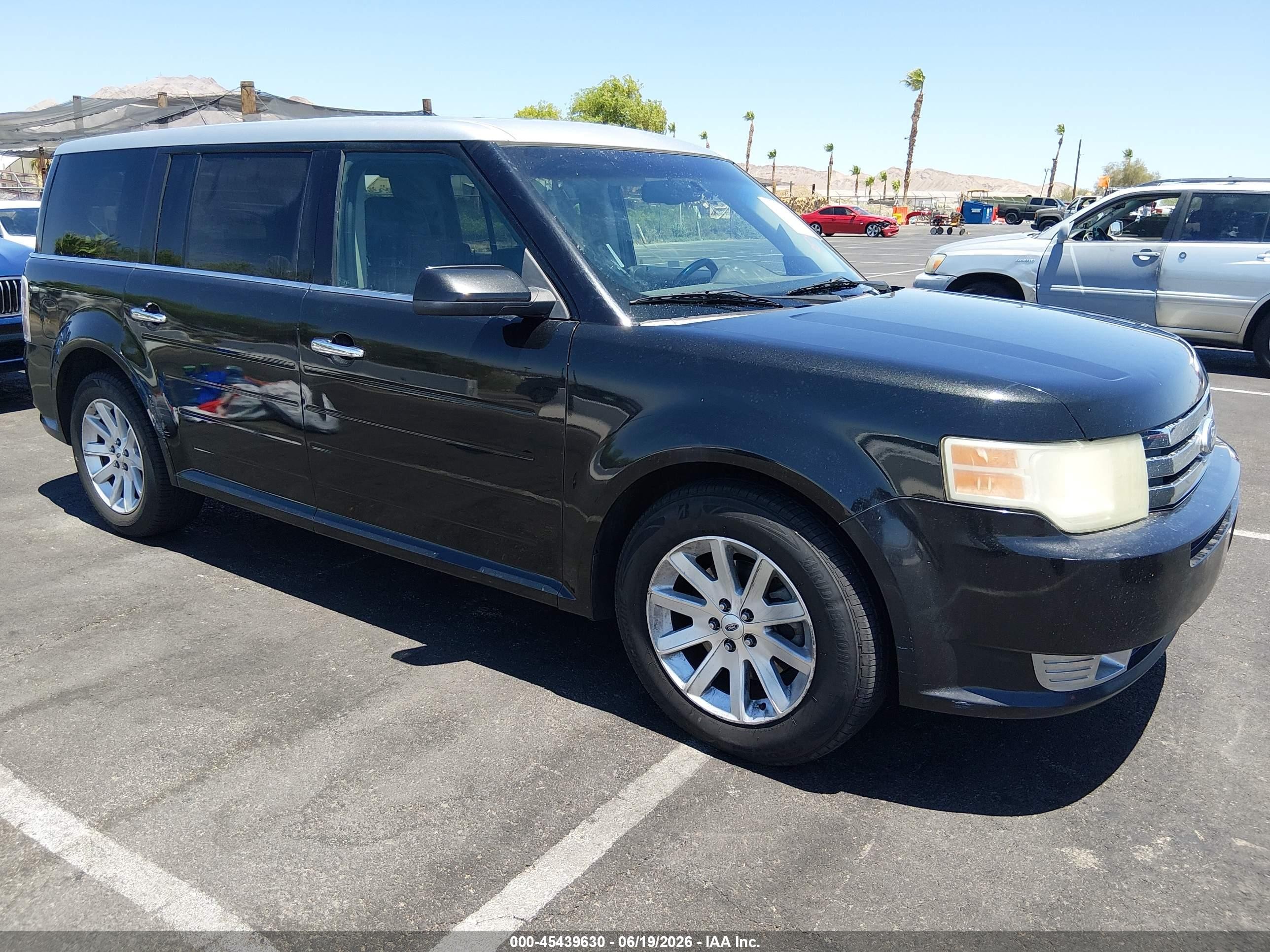 2011 Ford Flex Sel Black vin: 2FMGK5CC1BBD15477