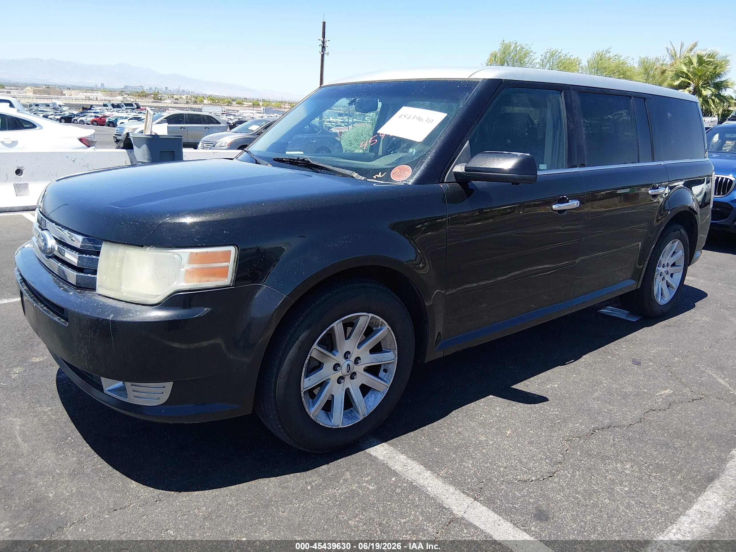 2011 Ford Flex Sel Black vin: 2FMGK5CC1BBD15477