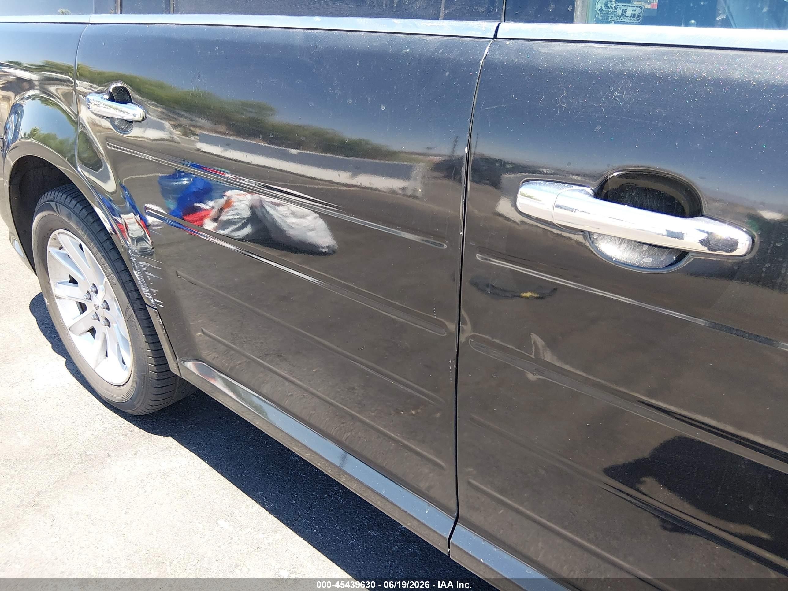2011 Ford Flex Sel Black vin: 2FMGK5CC1BBD15477
