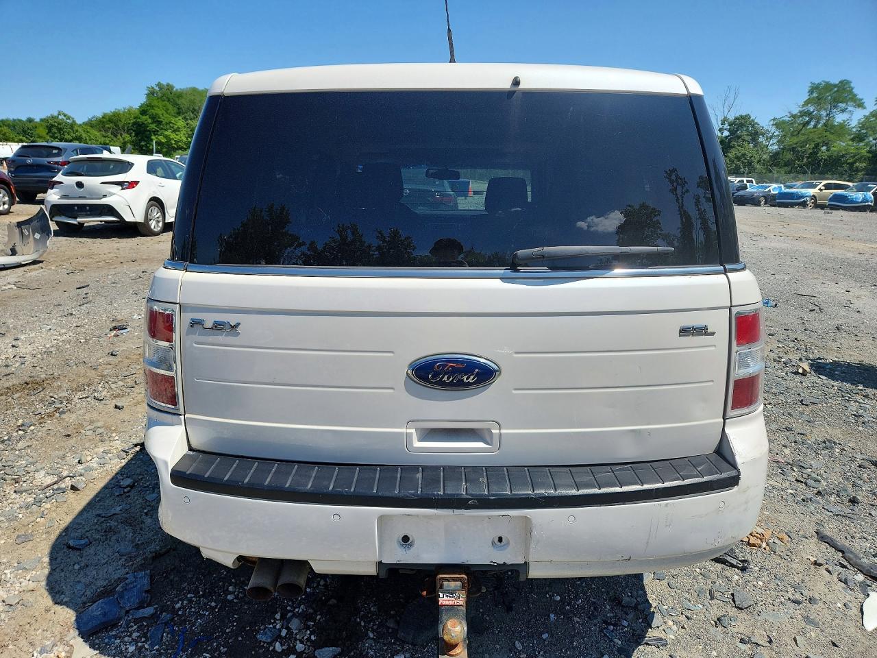 2011 Ford Flex Sel White vin: 2FMGK5CC1BBD16256