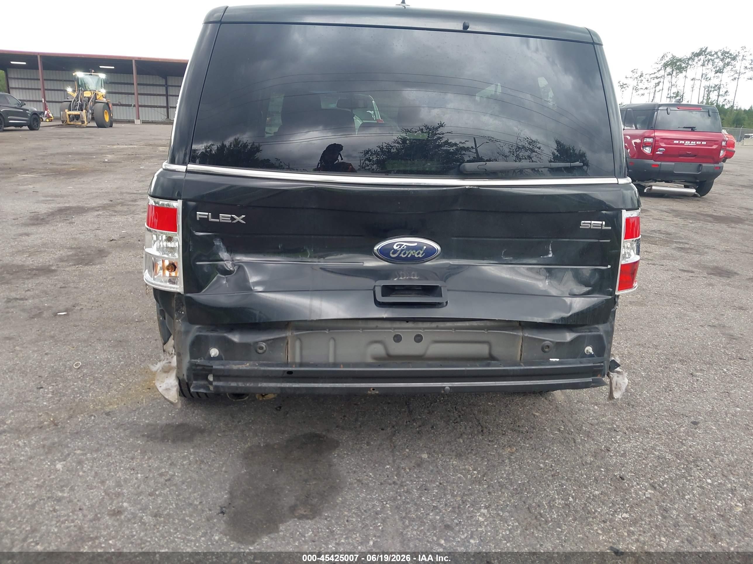 2011 Ford Flex Sel Black vin: 2FMGK5CC1BBD25720