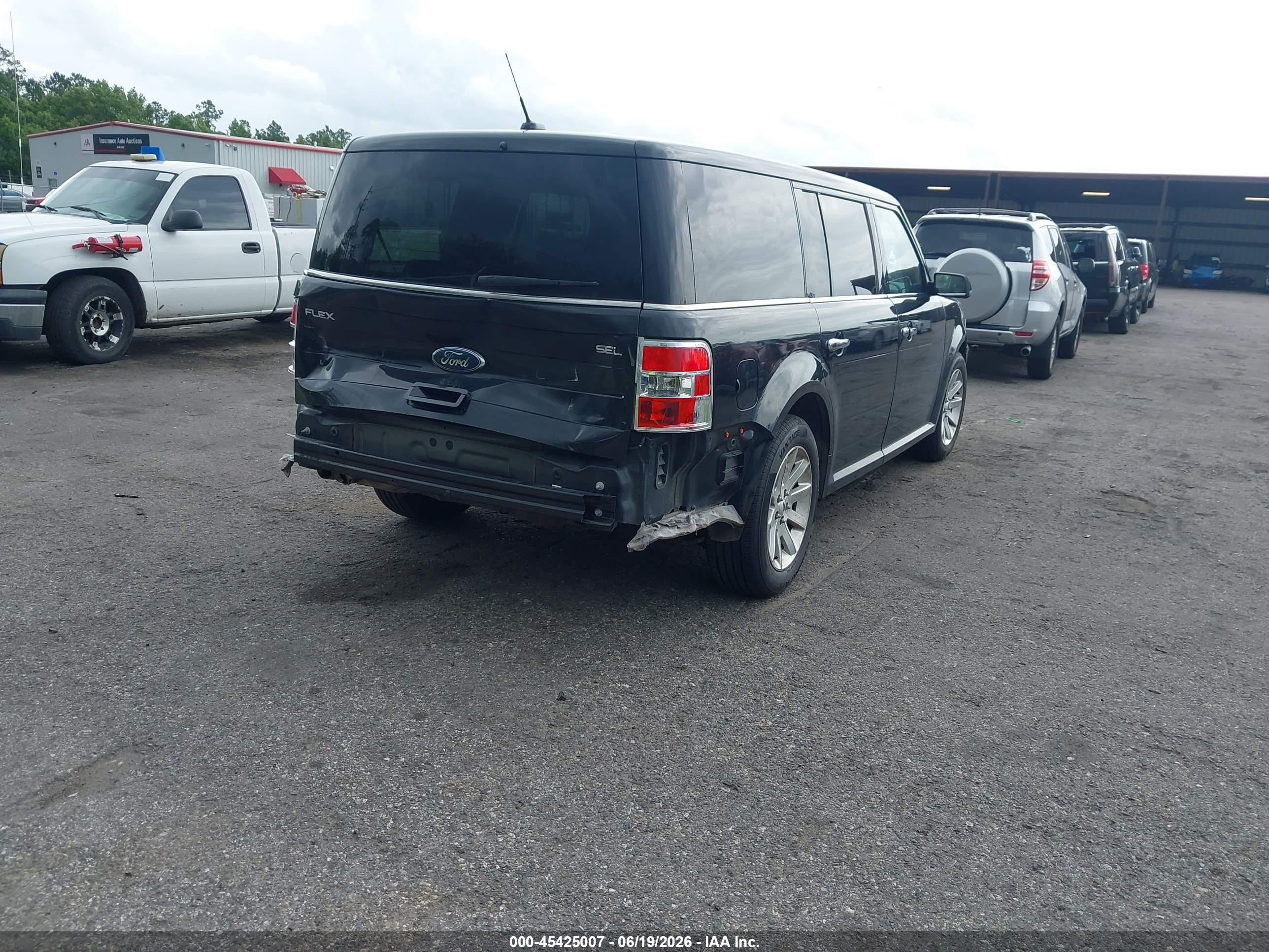 2011 Ford Flex Sel Black vin: 2FMGK5CC1BBD25720