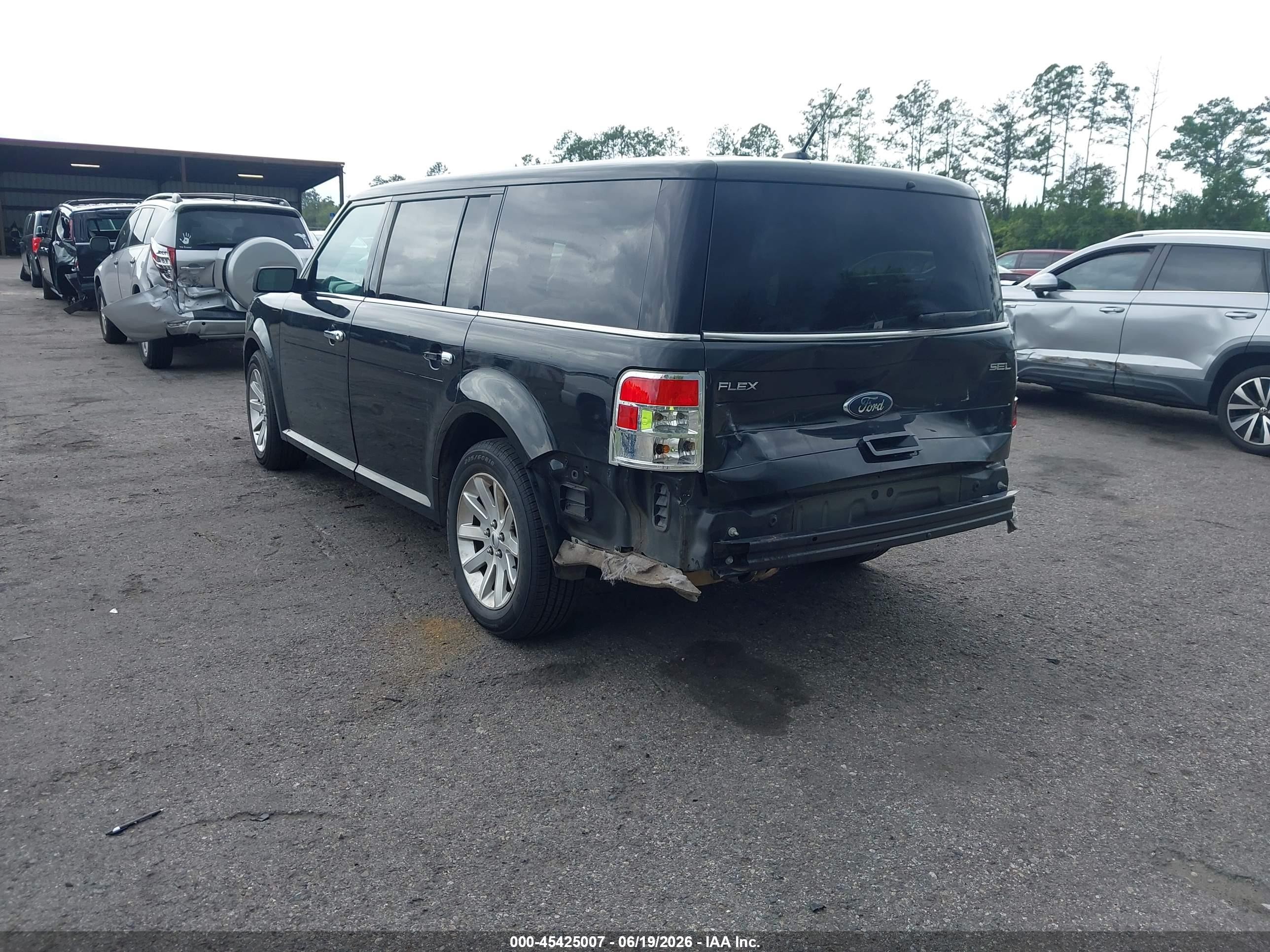 2011 Ford Flex Sel Black vin: 2FMGK5CC1BBD25720