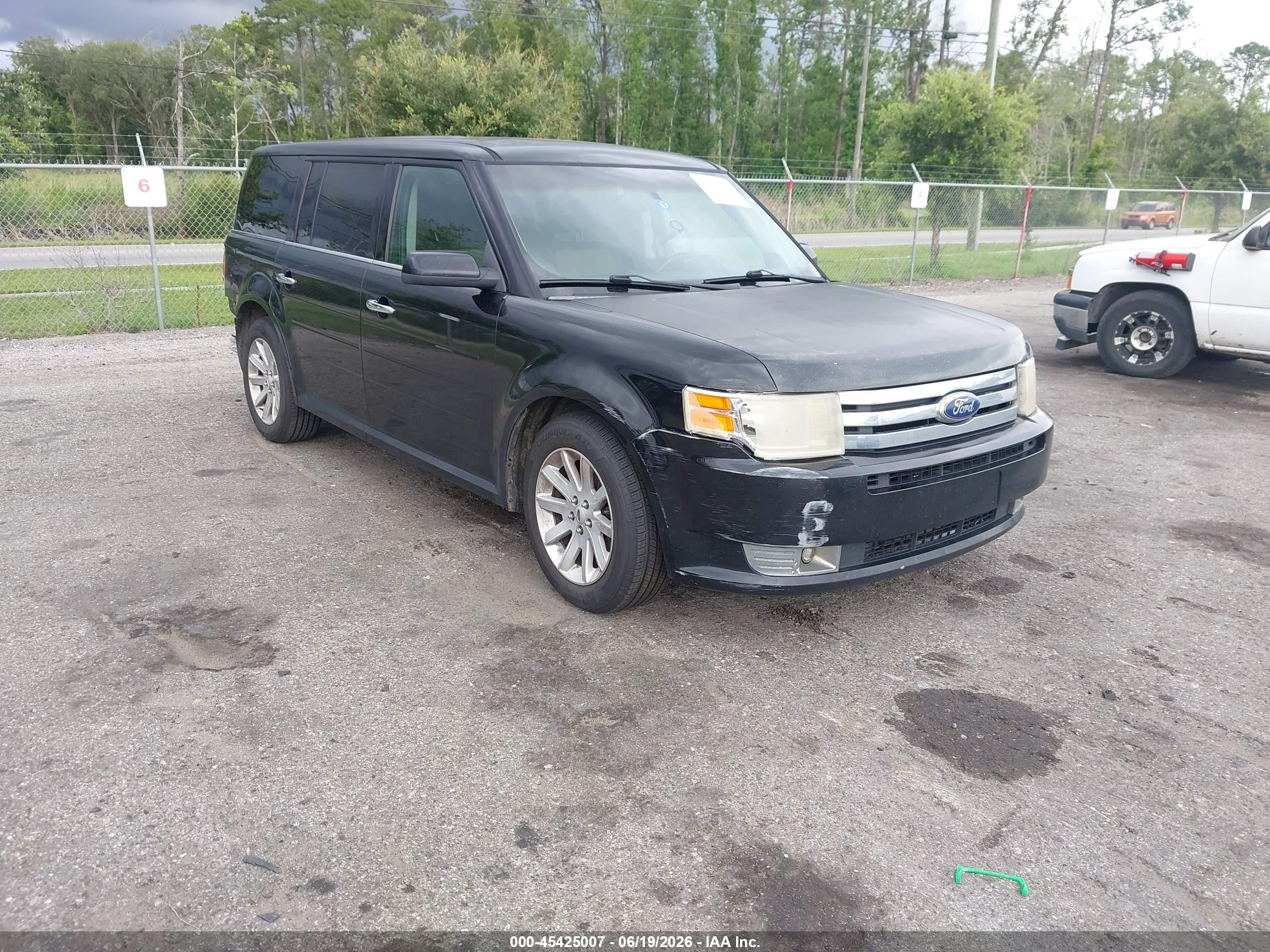 2011 Ford Flex Sel Black vin: 2FMGK5CC1BBD25720