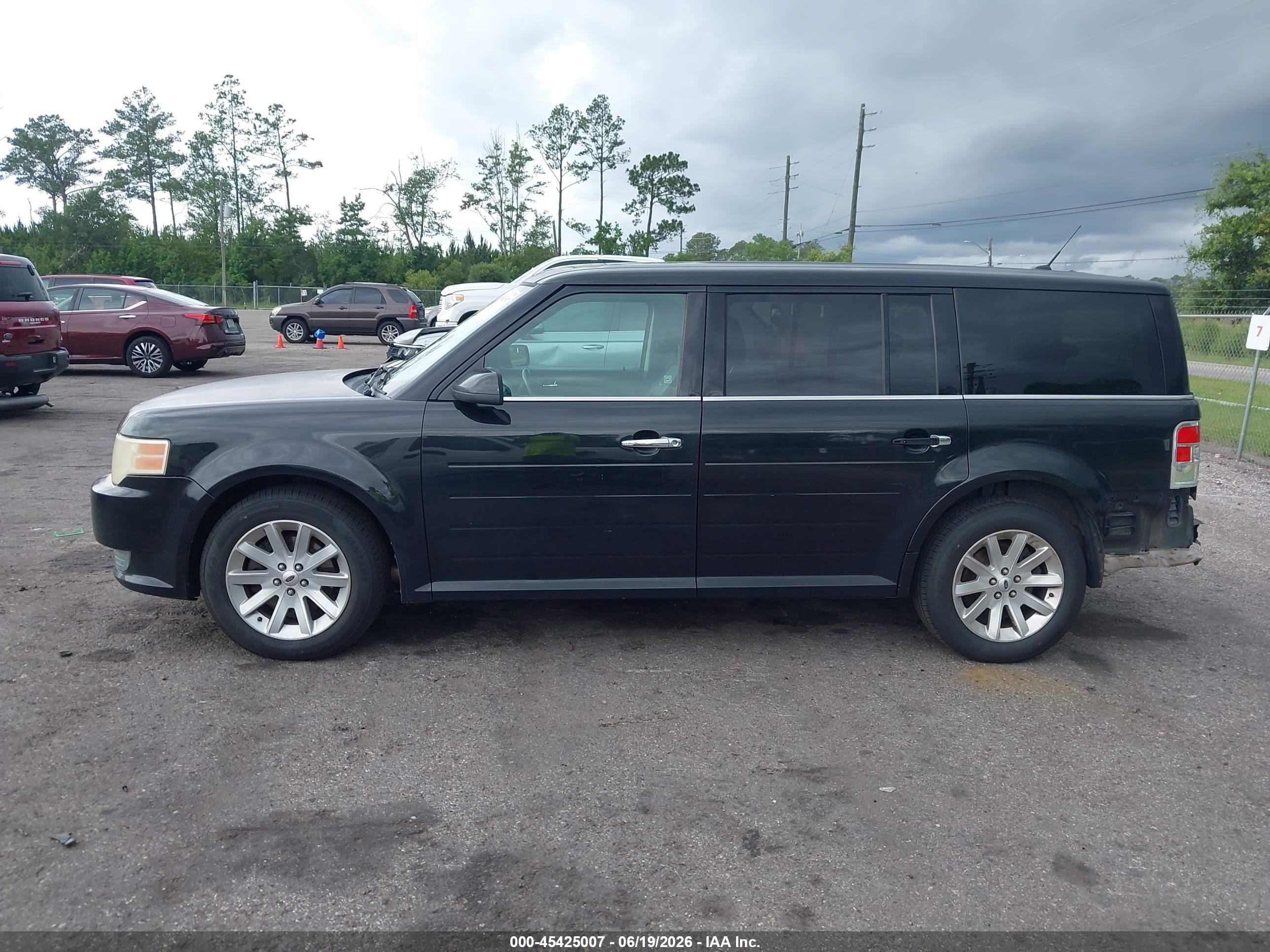 2011 Ford Flex Sel Black vin: 2FMGK5CC1BBD25720