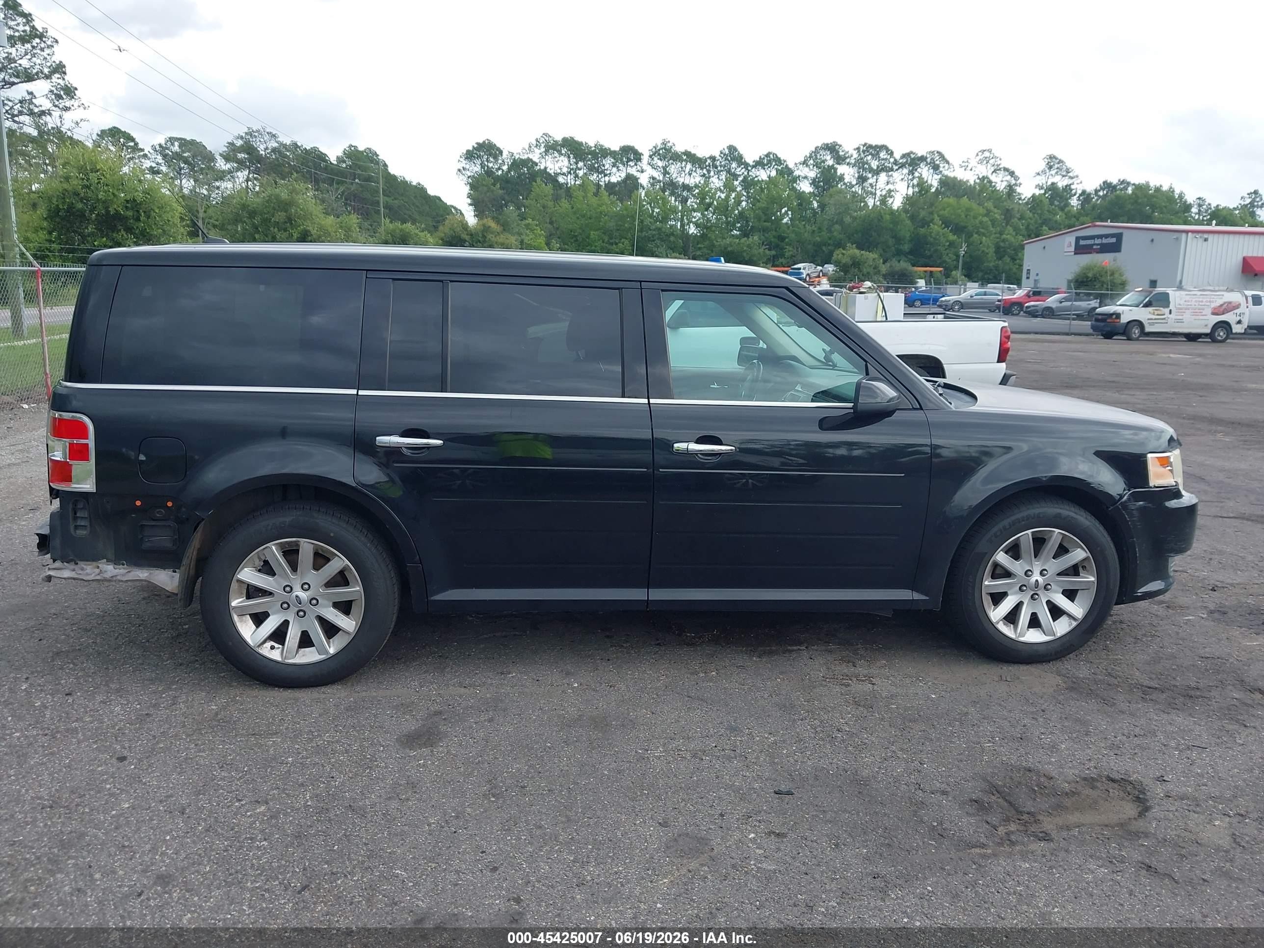 2011 Ford Flex Sel Black vin: 2FMGK5CC1BBD25720