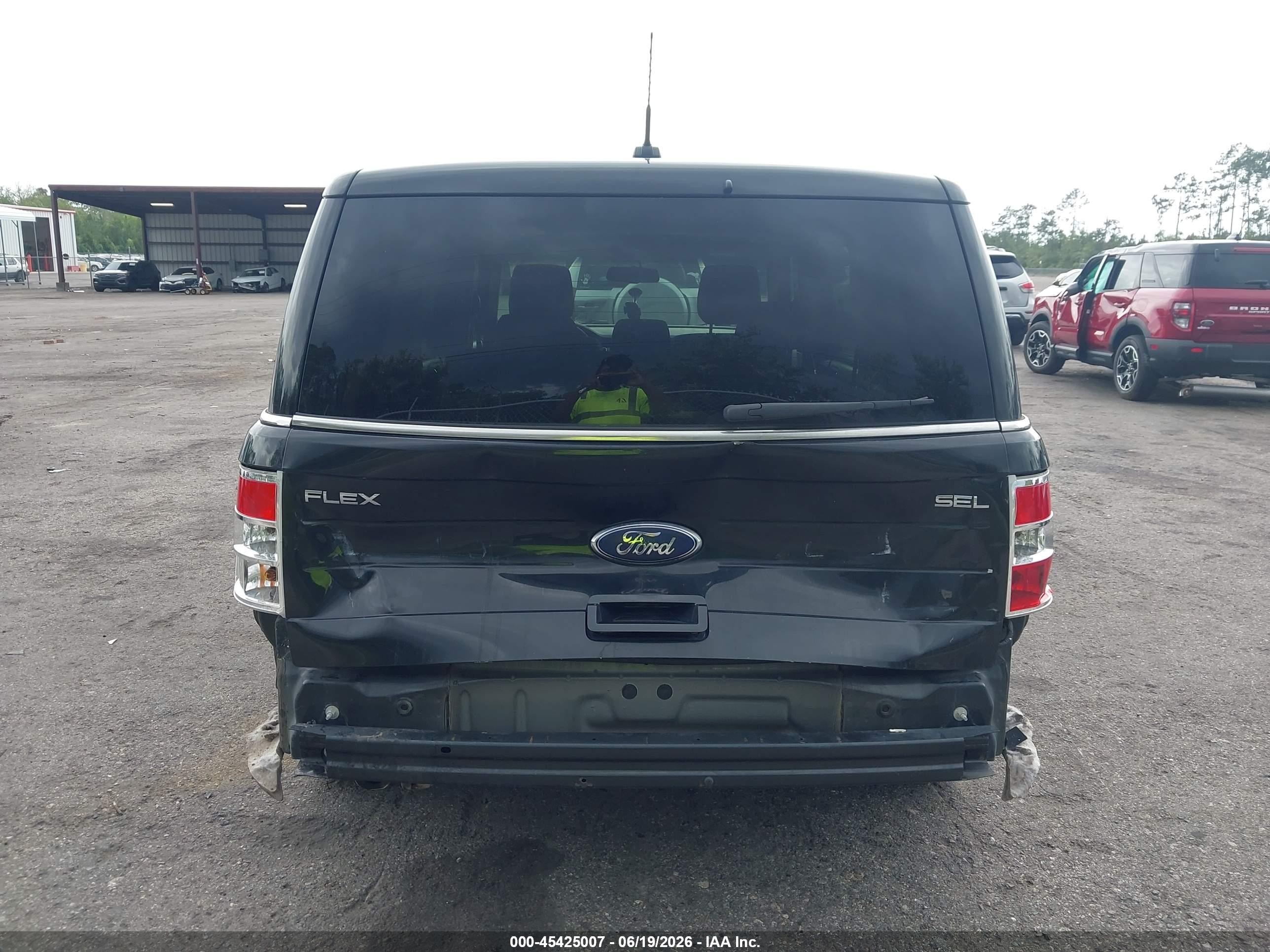 2011 Ford Flex Sel Black vin: 2FMGK5CC1BBD25720