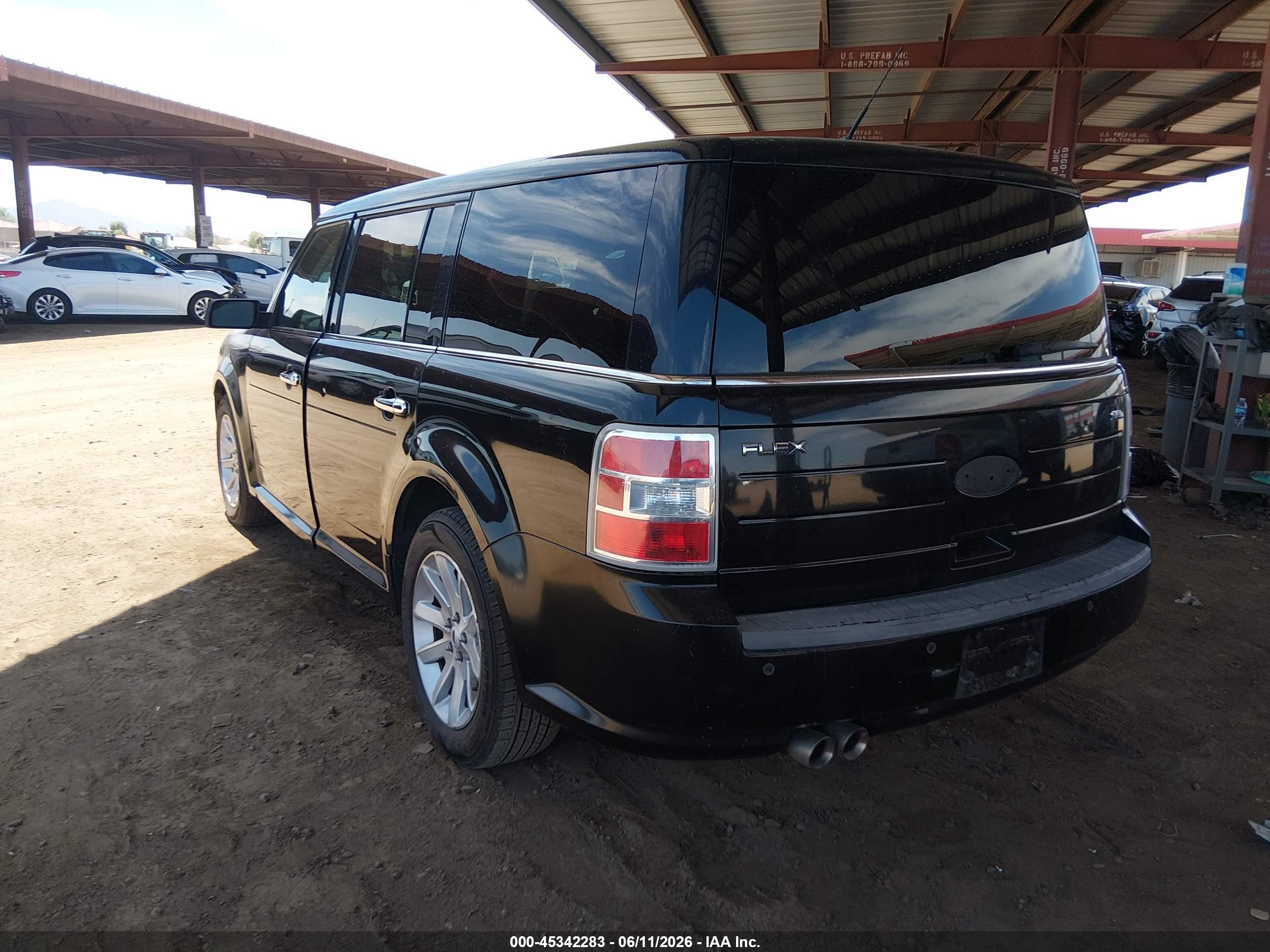 2011 Ford Flex Sel Black vin: 2FMGK5CC1BBD29766