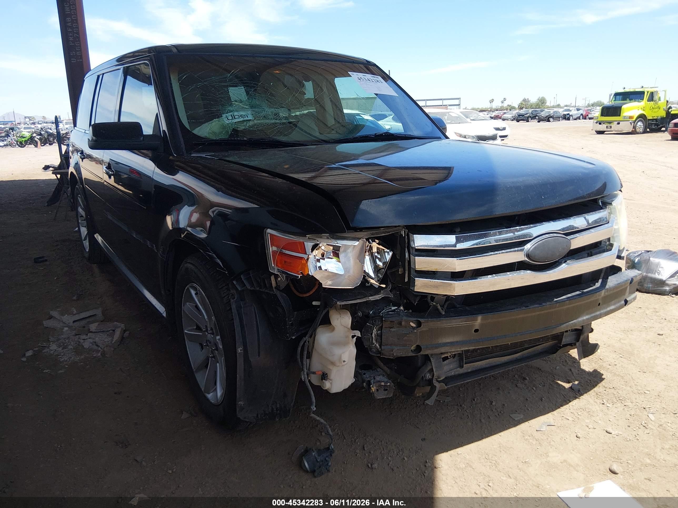 2011 Ford Flex Sel Черный vin: 2FMGK5CC1BBD29766