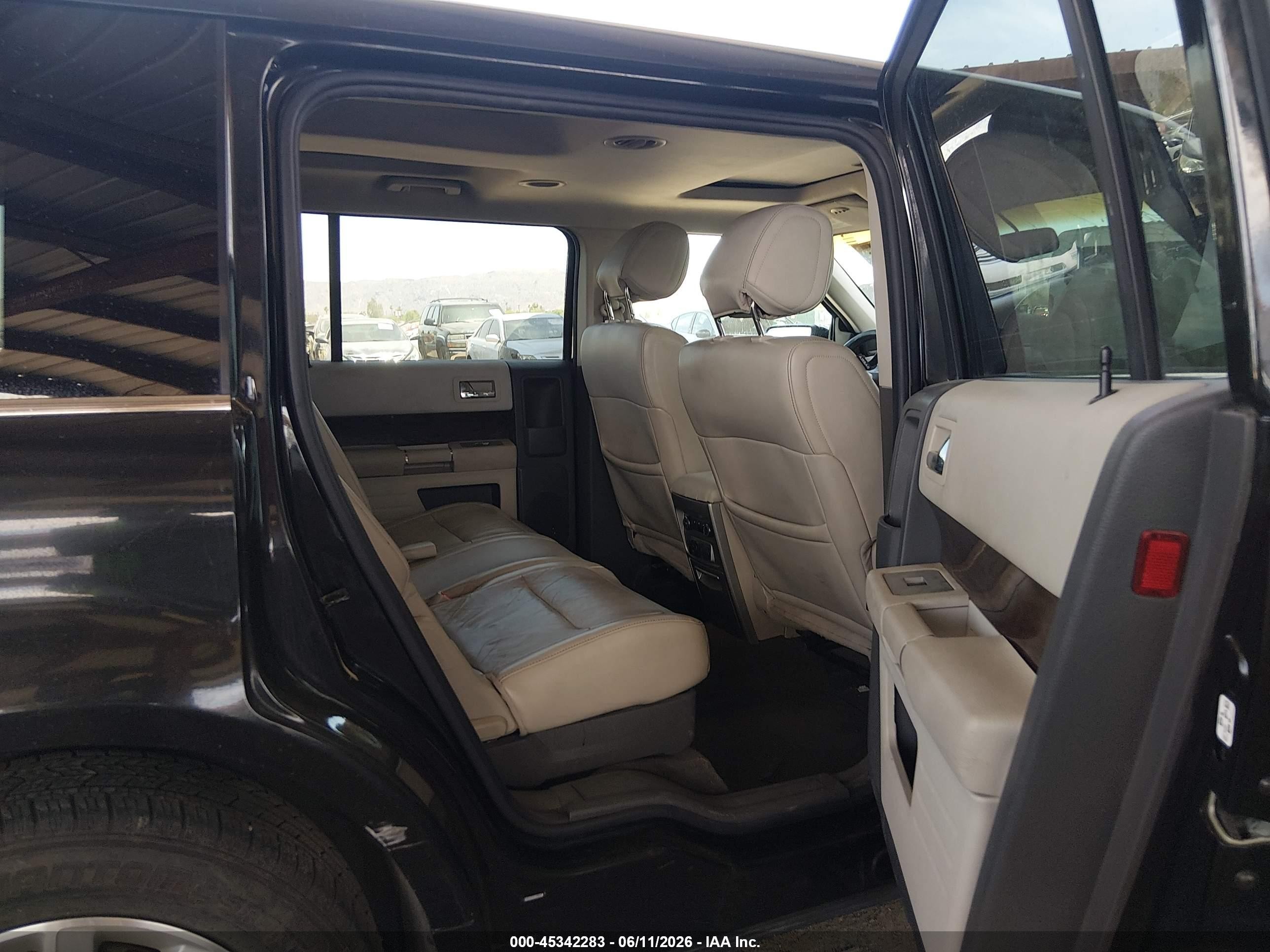 2011 Ford Flex Sel Black vin: 2FMGK5CC1BBD29766