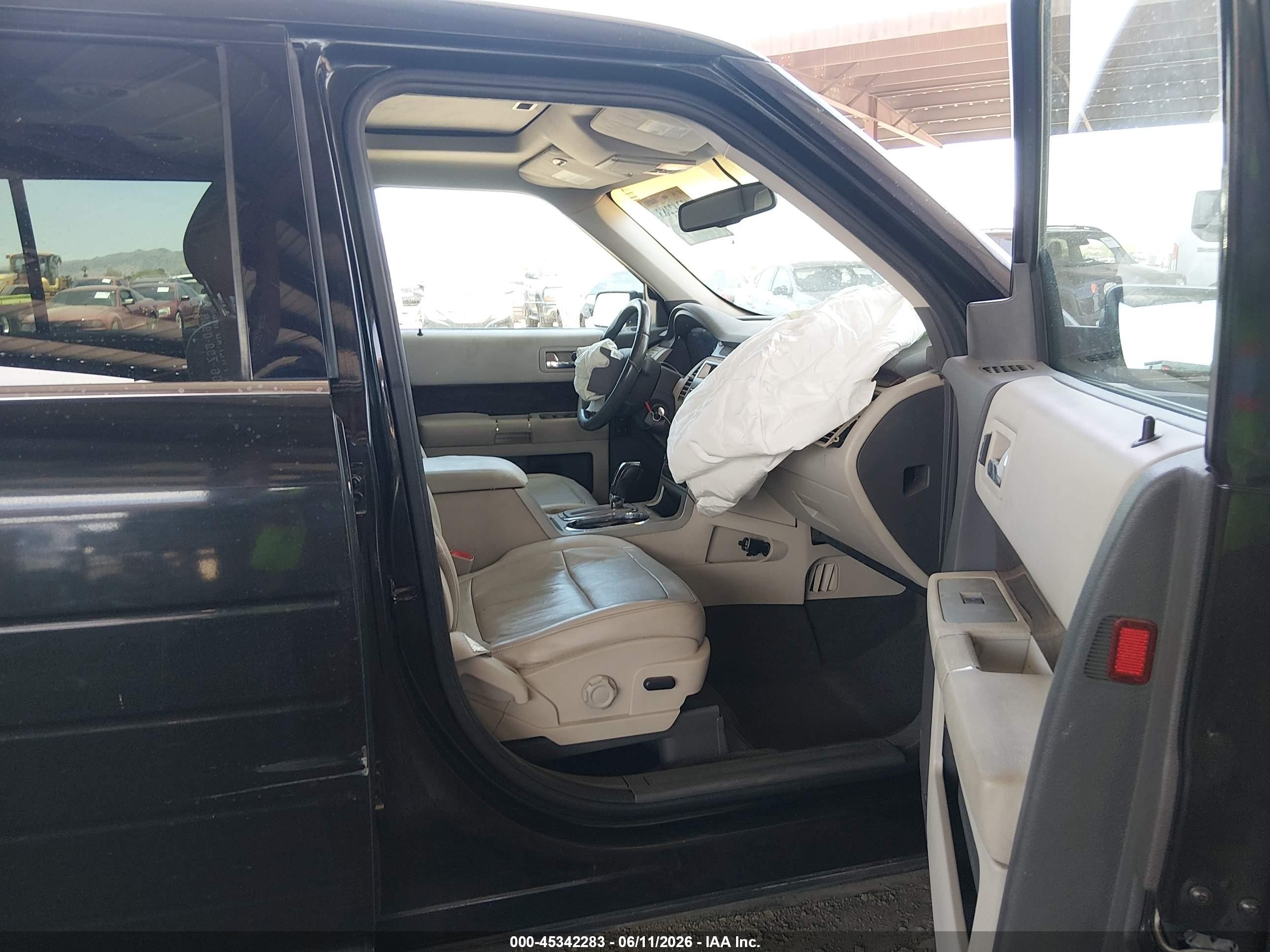 2011 Ford Flex Sel Black vin: 2FMGK5CC1BBD29766