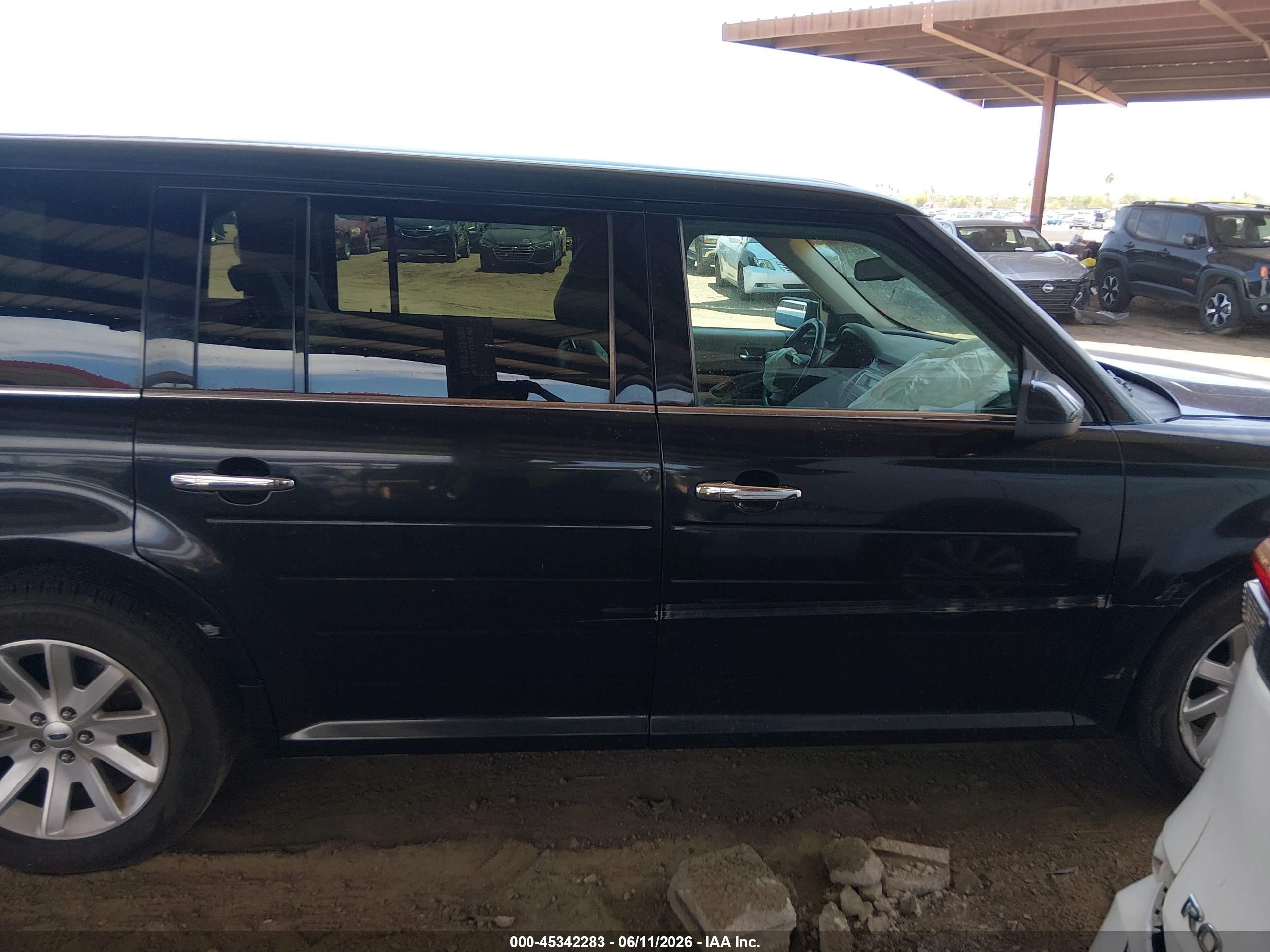 2011 Ford Flex Sel Black vin: 2FMGK5CC1BBD29766
