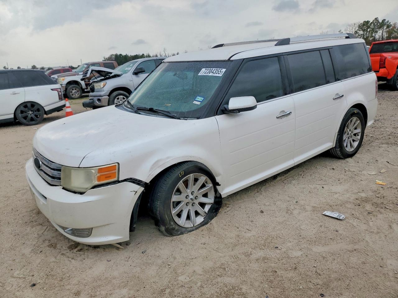 2011 Ford Flex Sel White vin: 2FMGK5CC1BBD31940