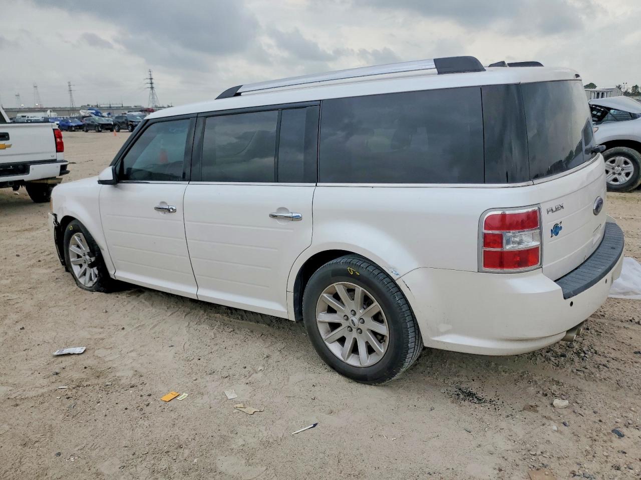 2011 Ford Flex Sel White vin: 2FMGK5CC1BBD31940