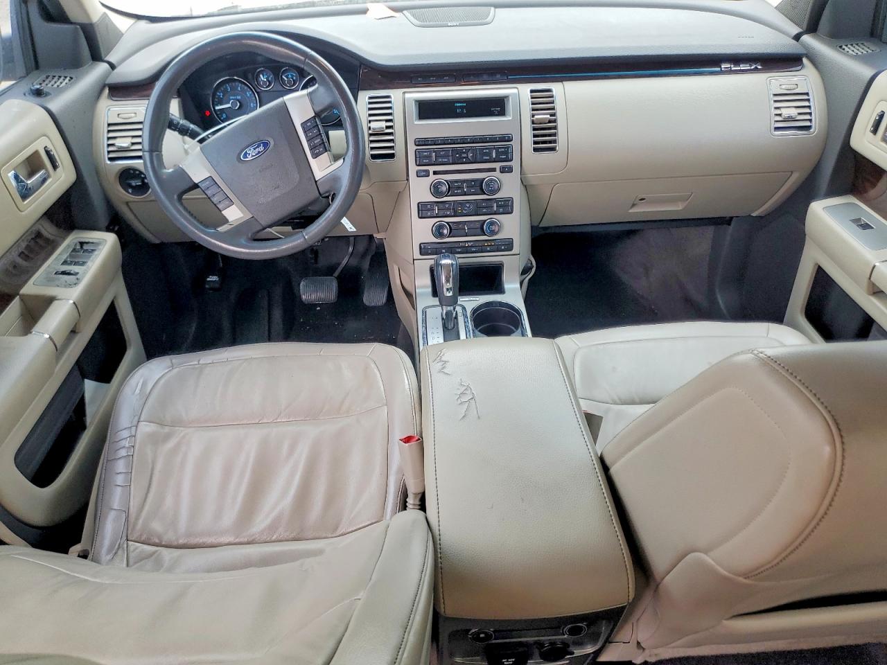 2011 Ford Flex Sel White vin: 2FMGK5CC1BBD31940