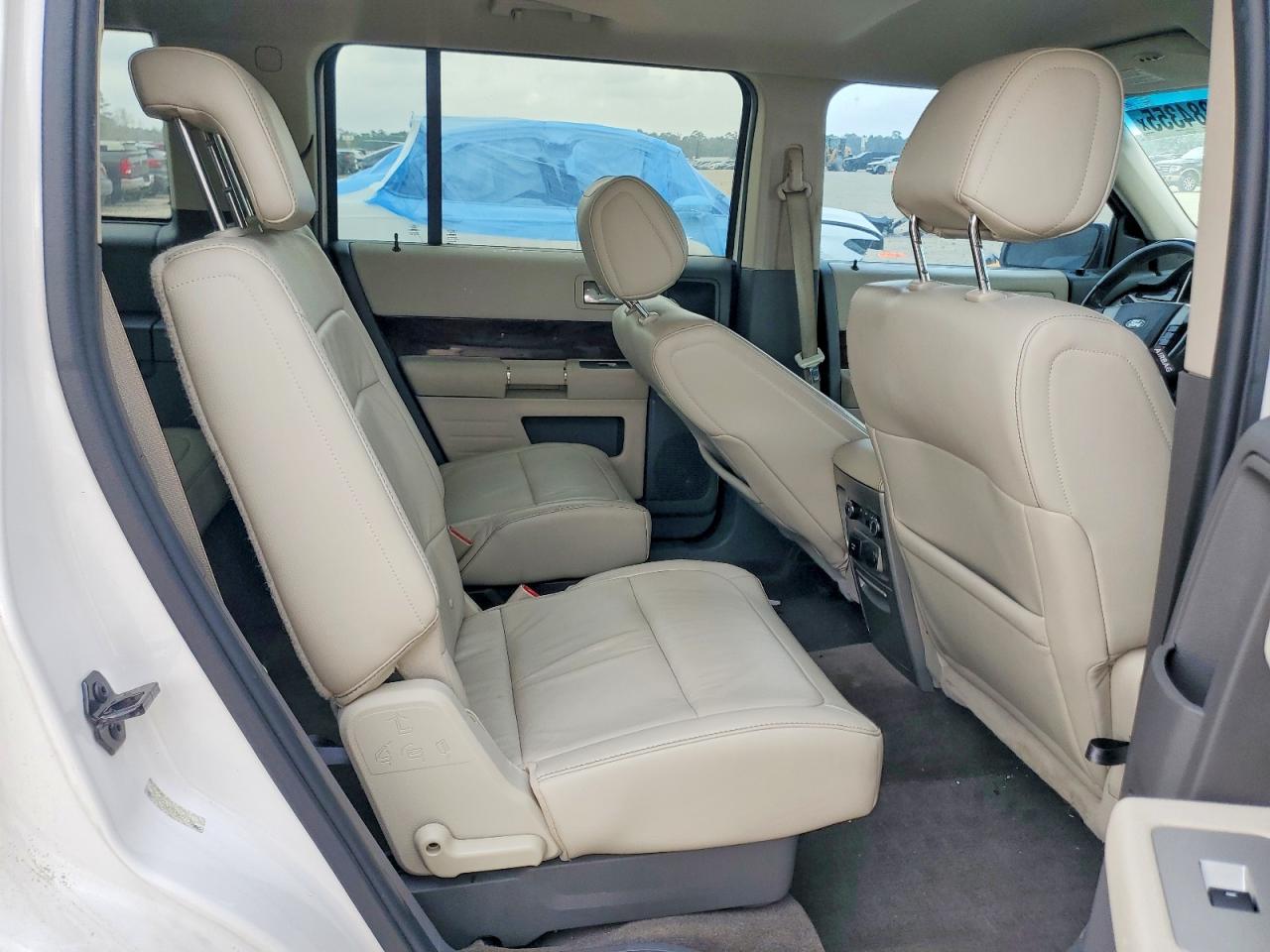 2011 Ford Flex Sel White vin: 2FMGK5CC1BBD31940
