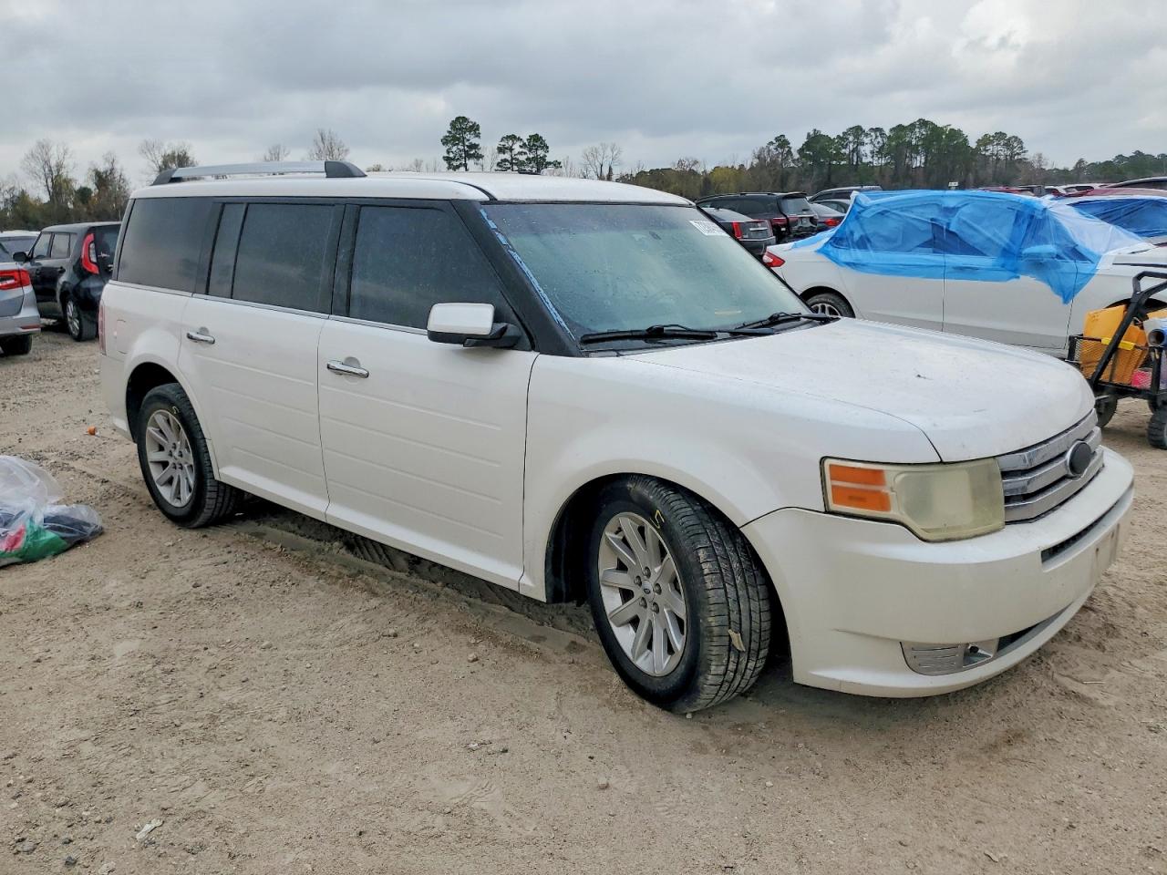 2011 Ford Flex Sel White vin: 2FMGK5CC1BBD31940