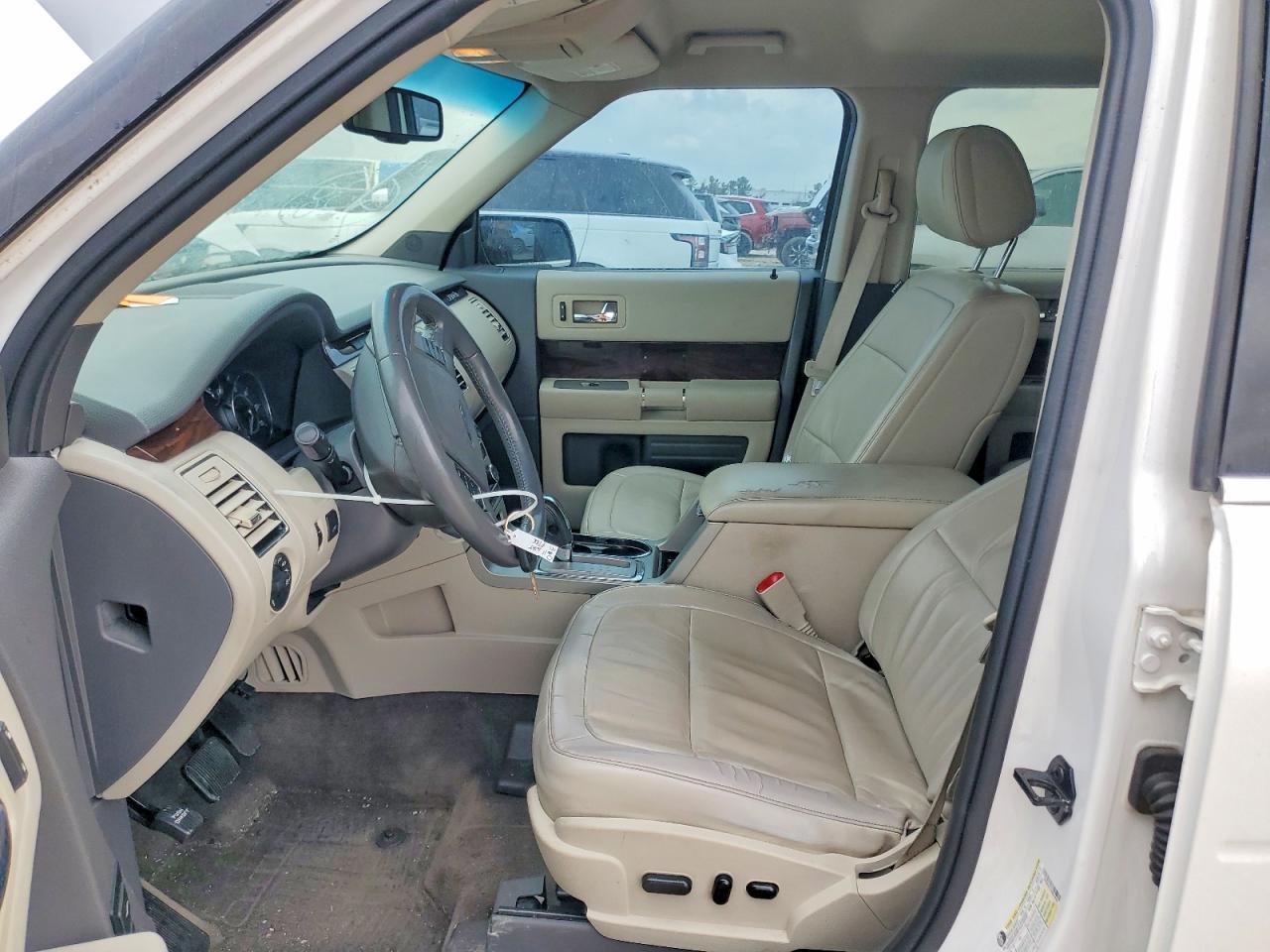 2011 Ford Flex Sel White vin: 2FMGK5CC1BBD31940