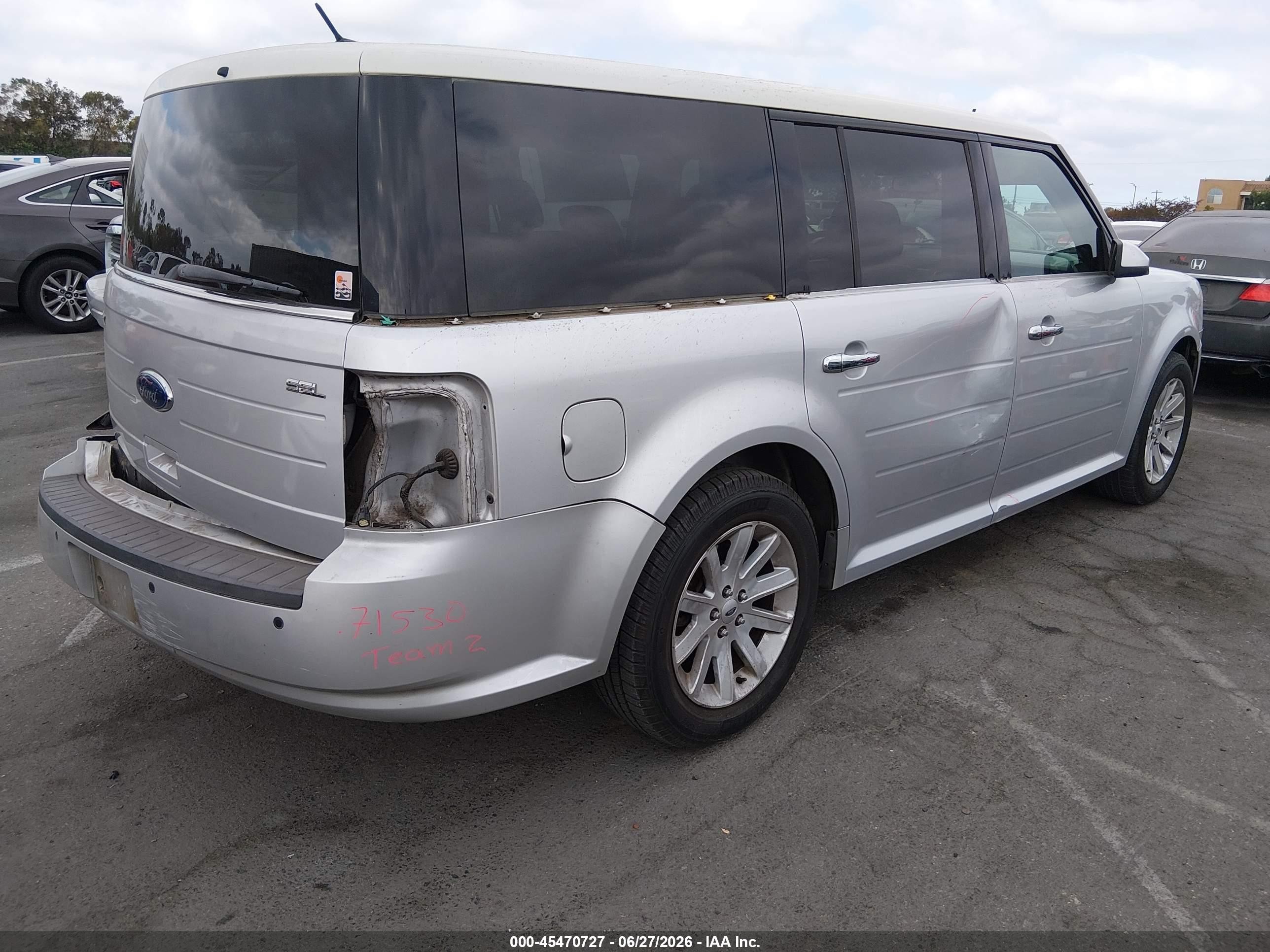 2011 Ford Flex Sel Silver vin: 2FMGK5CC1BBD36359