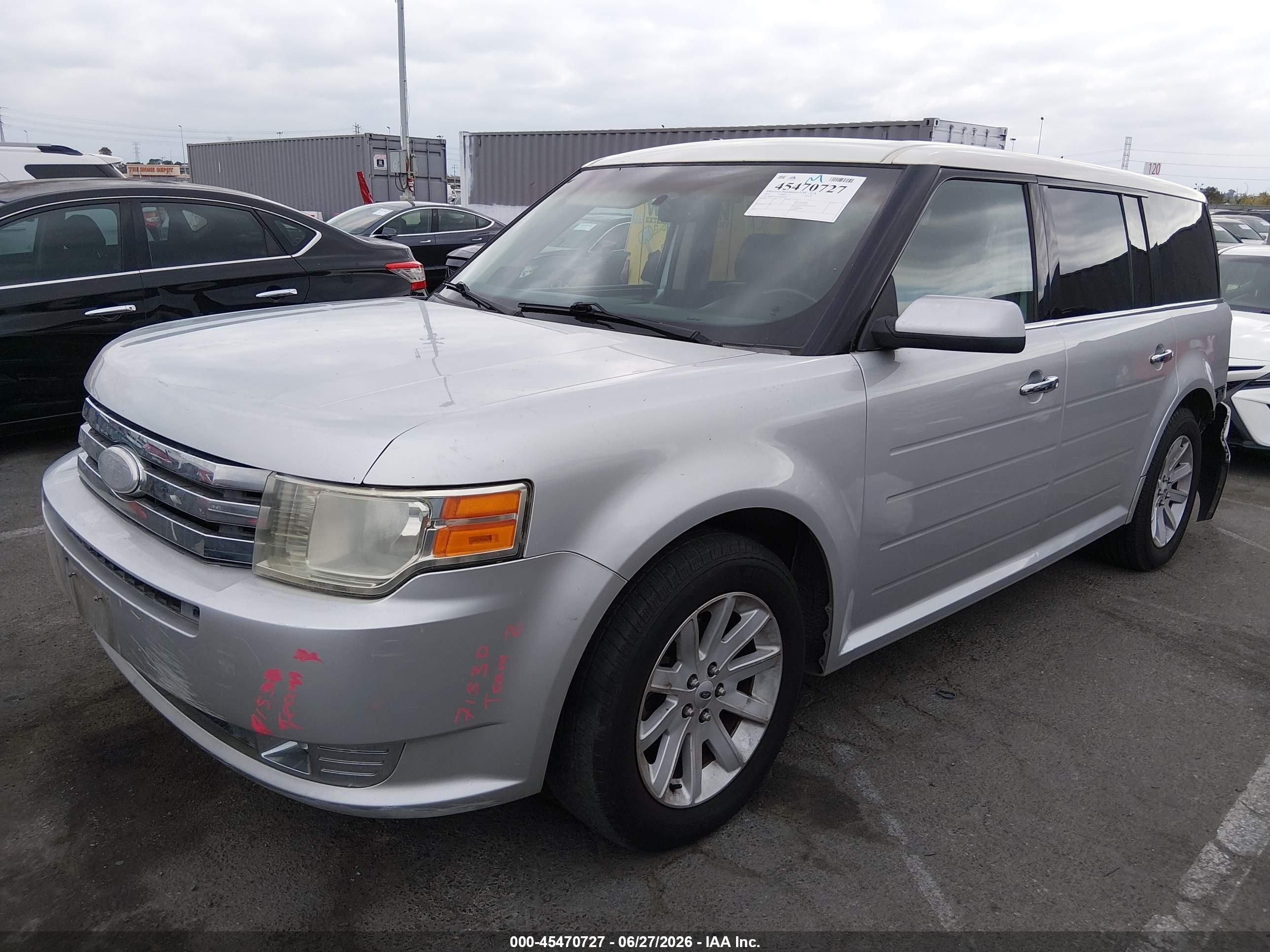 2011 Ford Flex Sel Silver vin: 2FMGK5CC1BBD36359