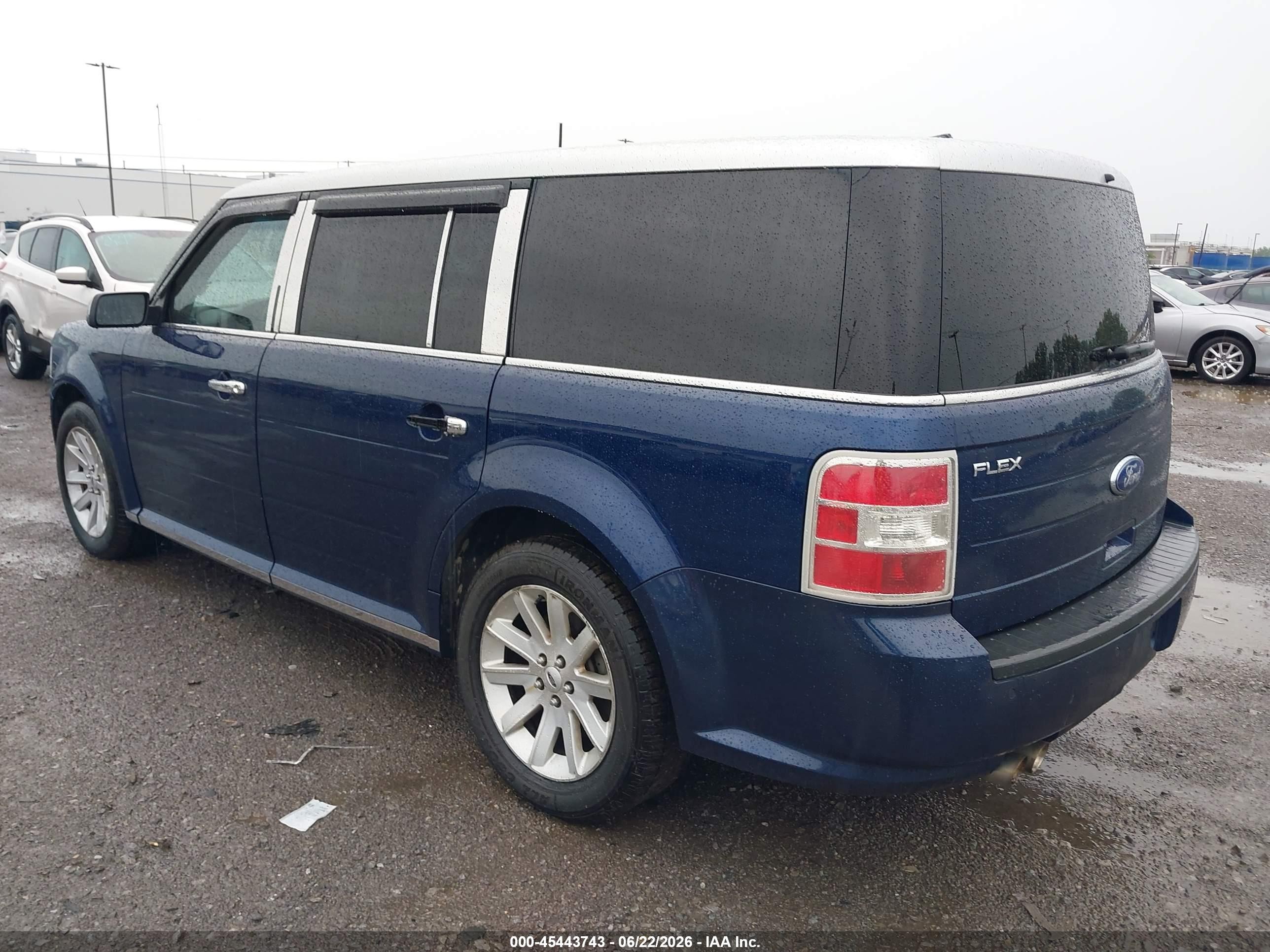 2012 Ford Flex Sel Blue vin: 2FMGK5CC1CBD02259