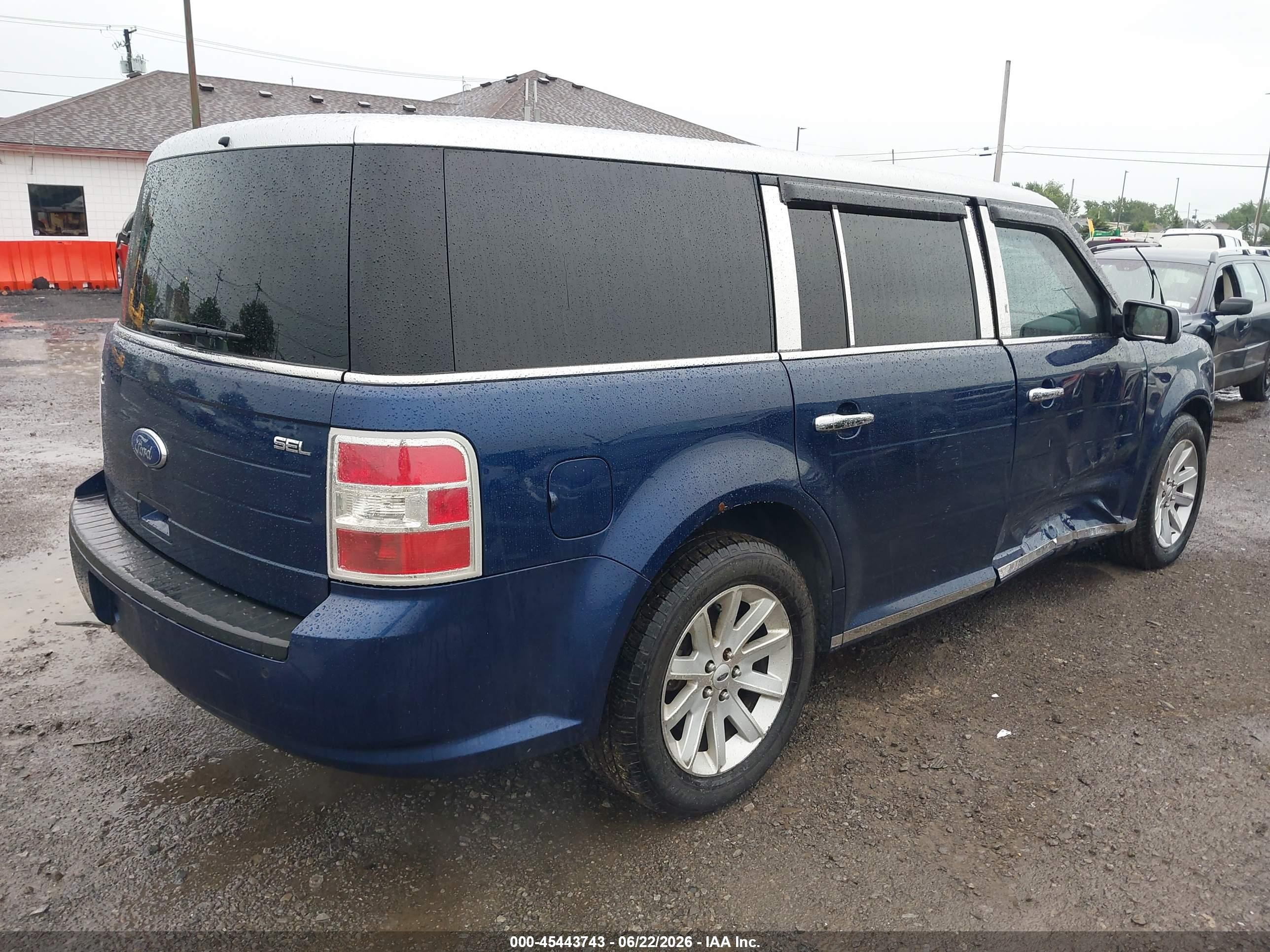 2012 Ford Flex Sel Blue vin: 2FMGK5CC1CBD02259