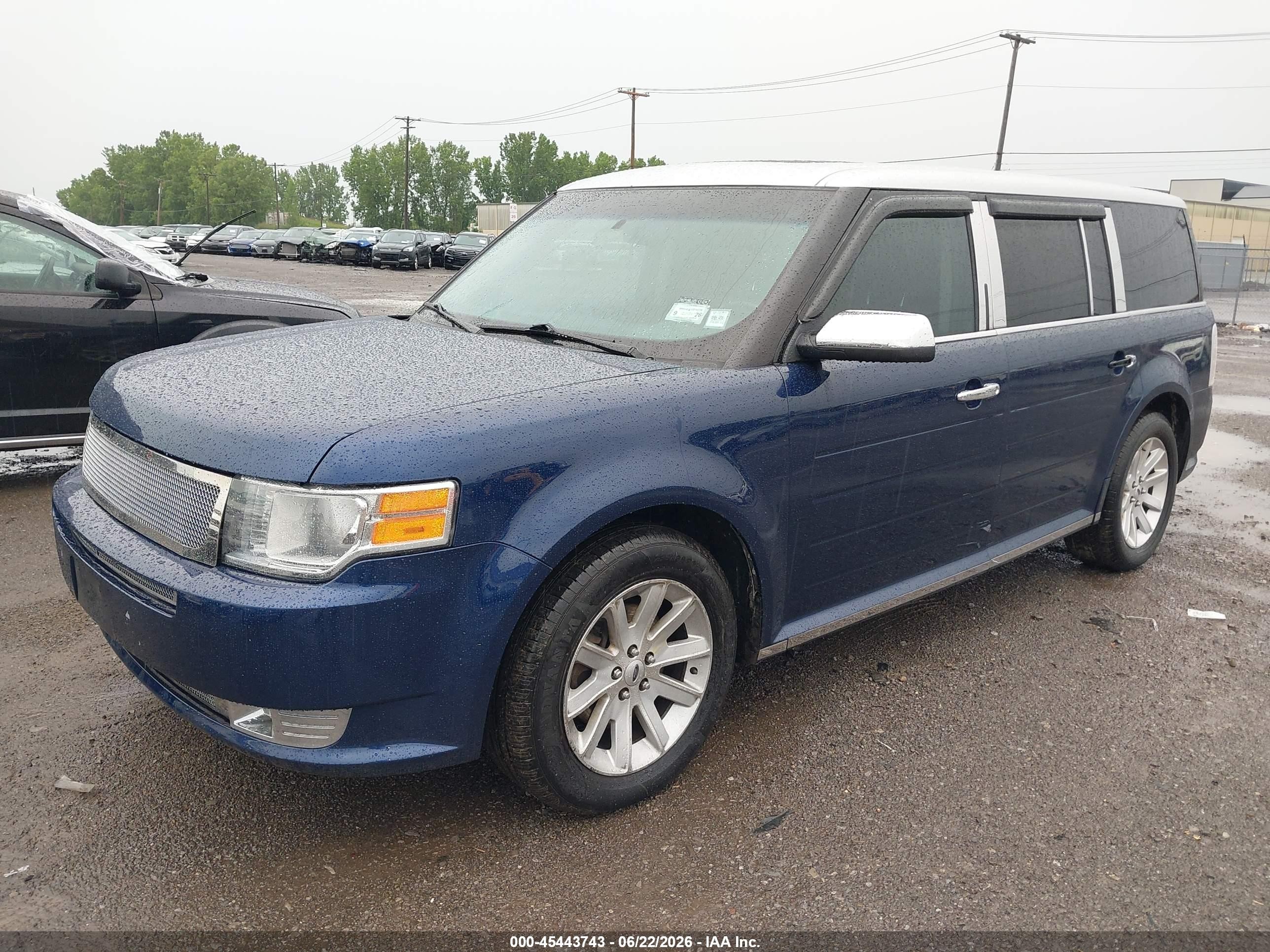 2012 Ford Flex Sel Blue vin: 2FMGK5CC1CBD02259