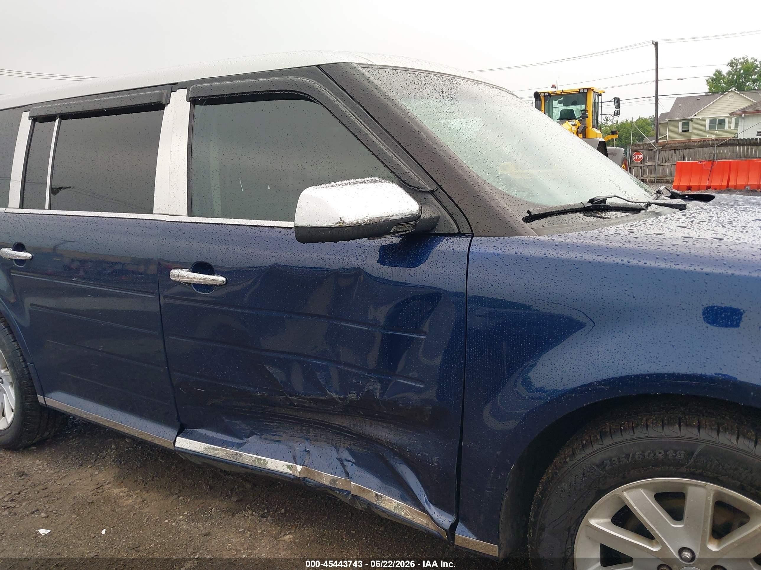 2012 Ford Flex Sel Blue vin: 2FMGK5CC1CBD02259