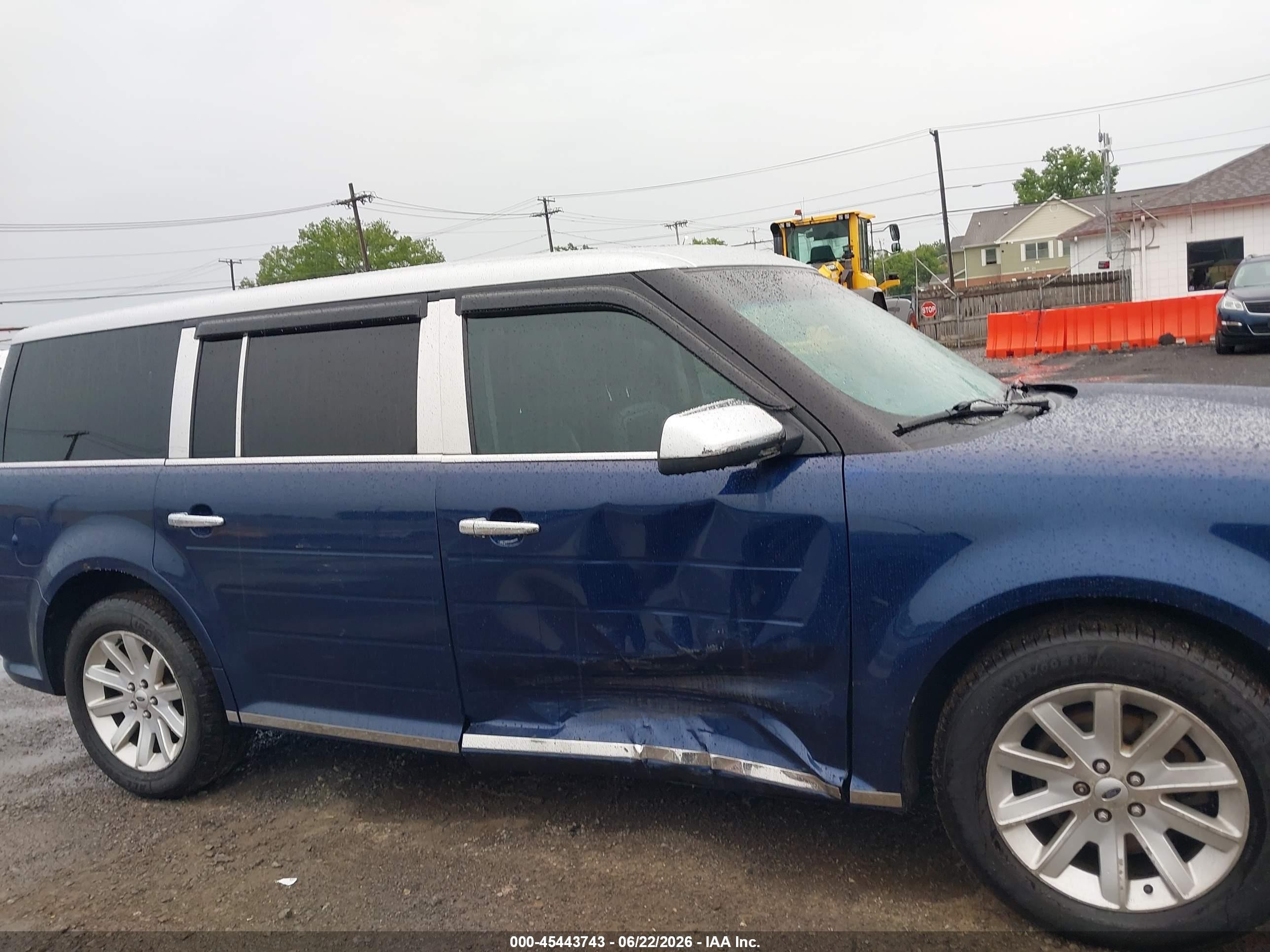 2012 Ford Flex Sel Blue vin: 2FMGK5CC1CBD02259