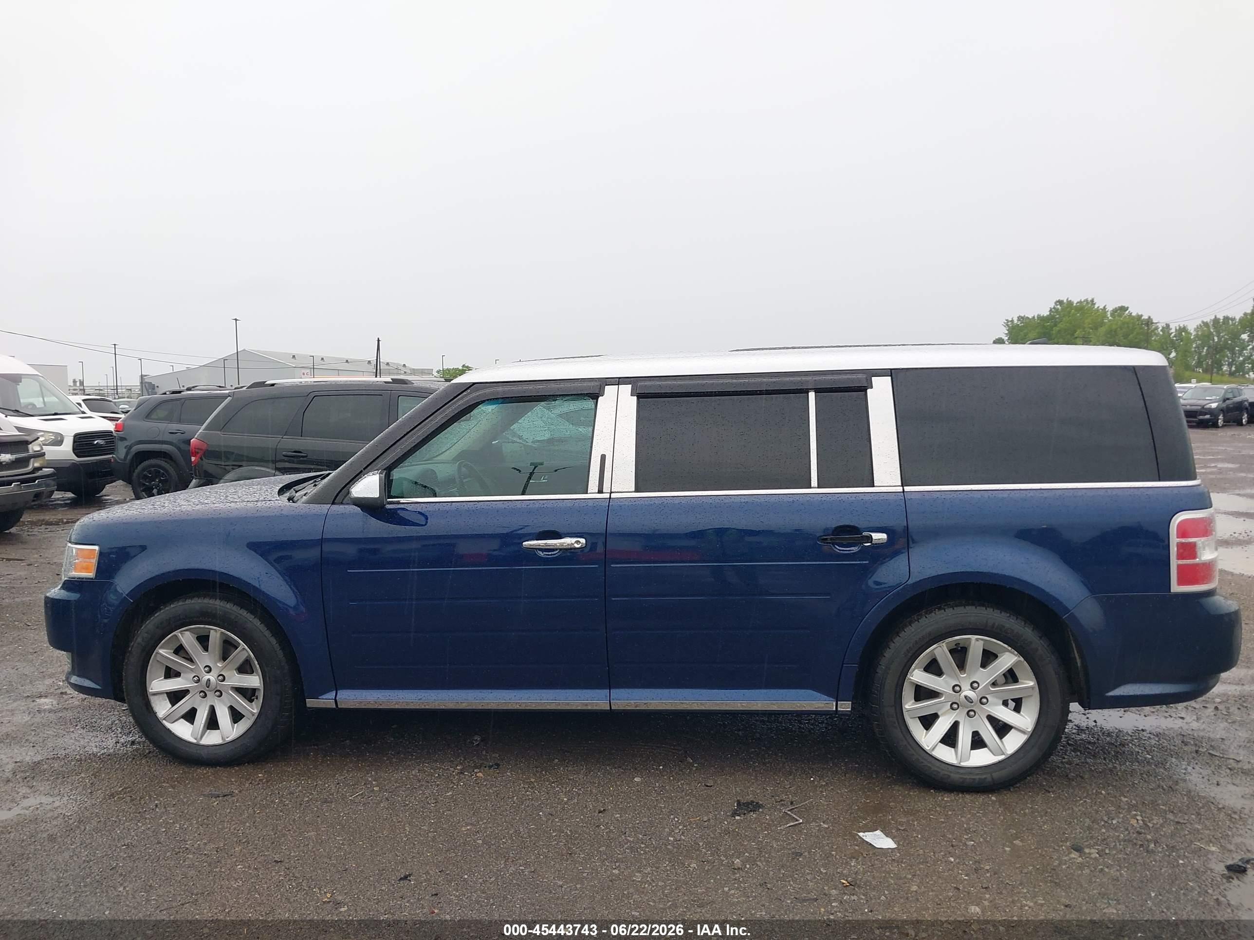 2012 Ford Flex Sel Blue vin: 2FMGK5CC1CBD02259