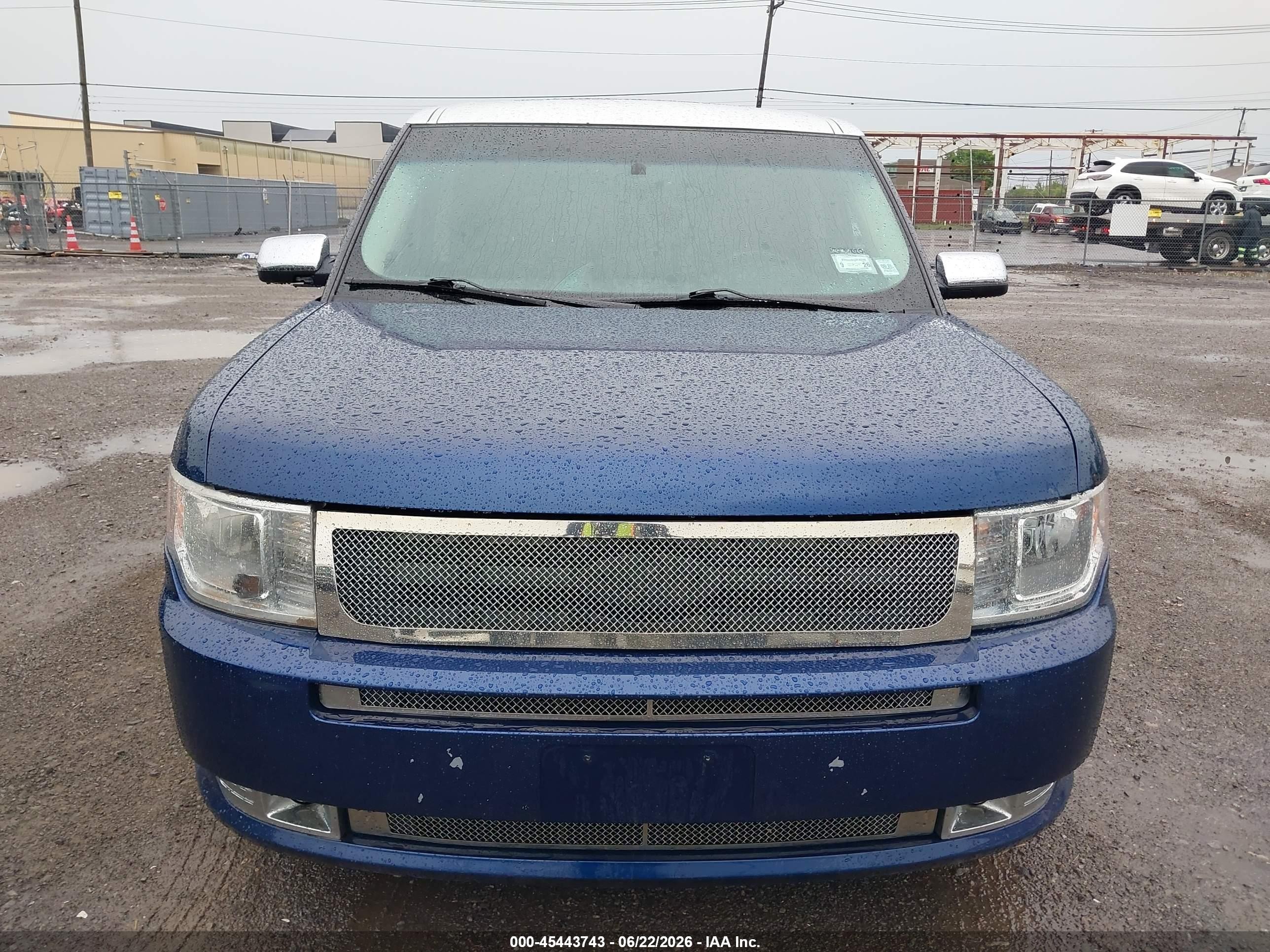 2012 Ford Flex Sel Blue vin: 2FMGK5CC1CBD02259