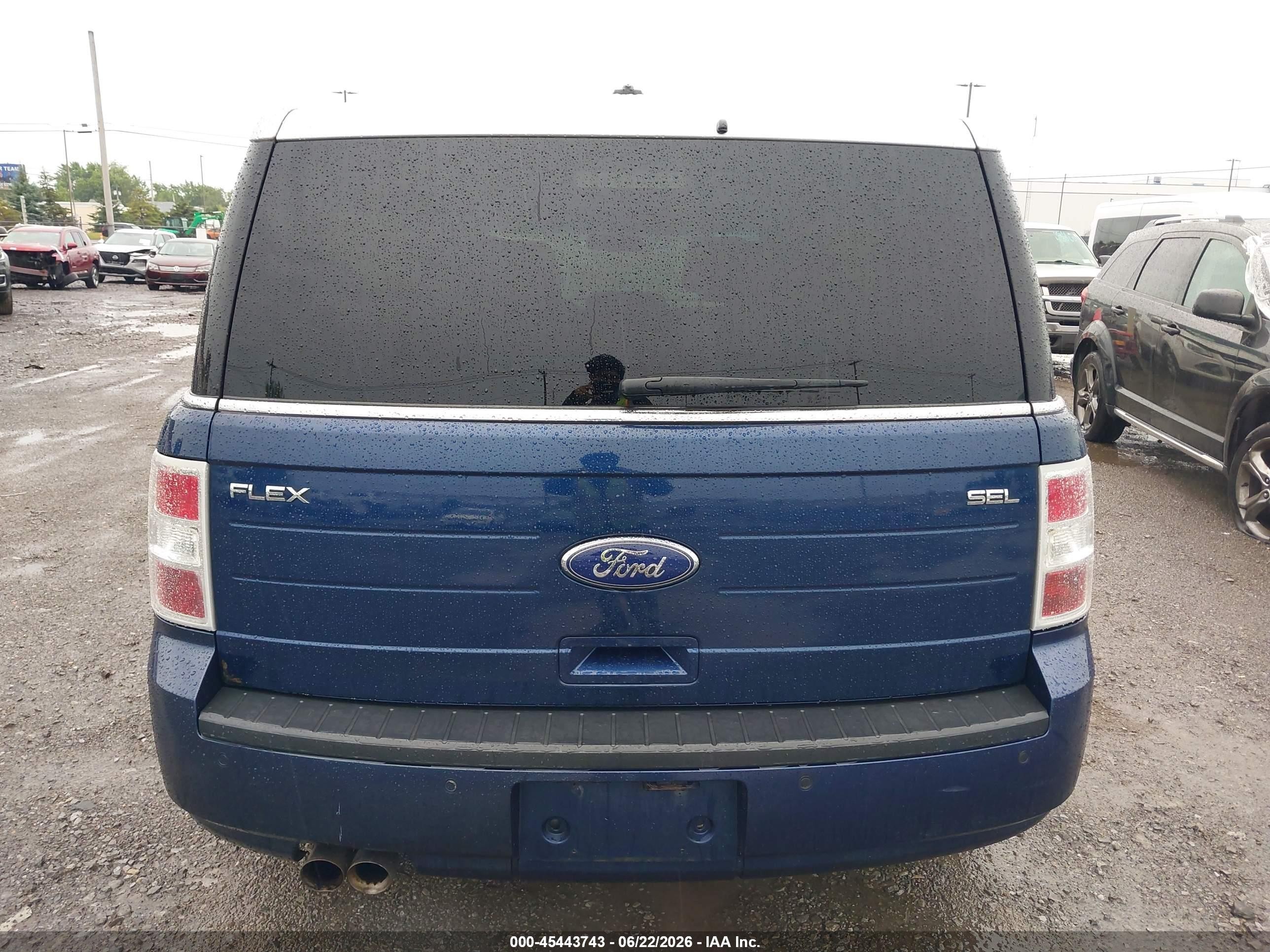 2012 Ford Flex Sel Blue vin: 2FMGK5CC1CBD02259