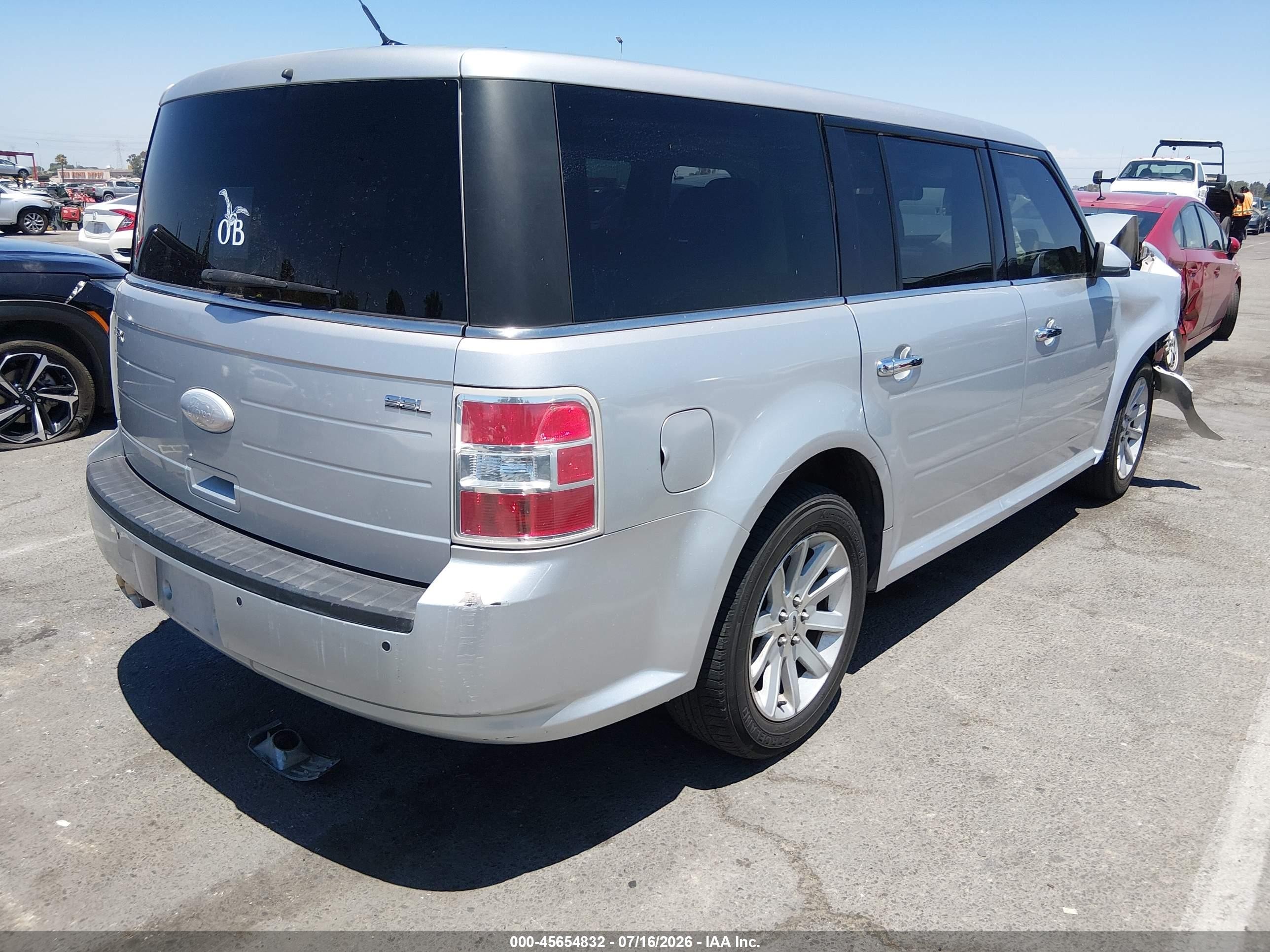 2012 Ford Flex Sel Silver vin: 2FMGK5CC1CBD02536