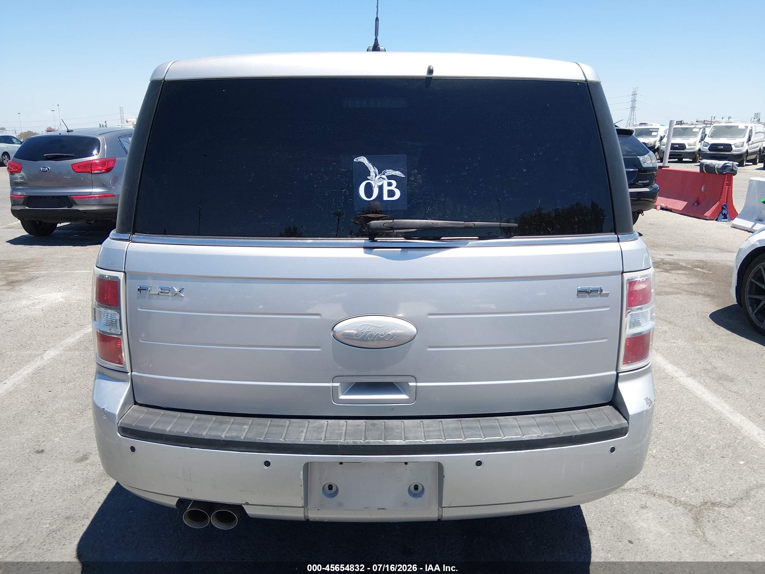 2012 Ford Flex Sel Silver vin: 2FMGK5CC1CBD02536