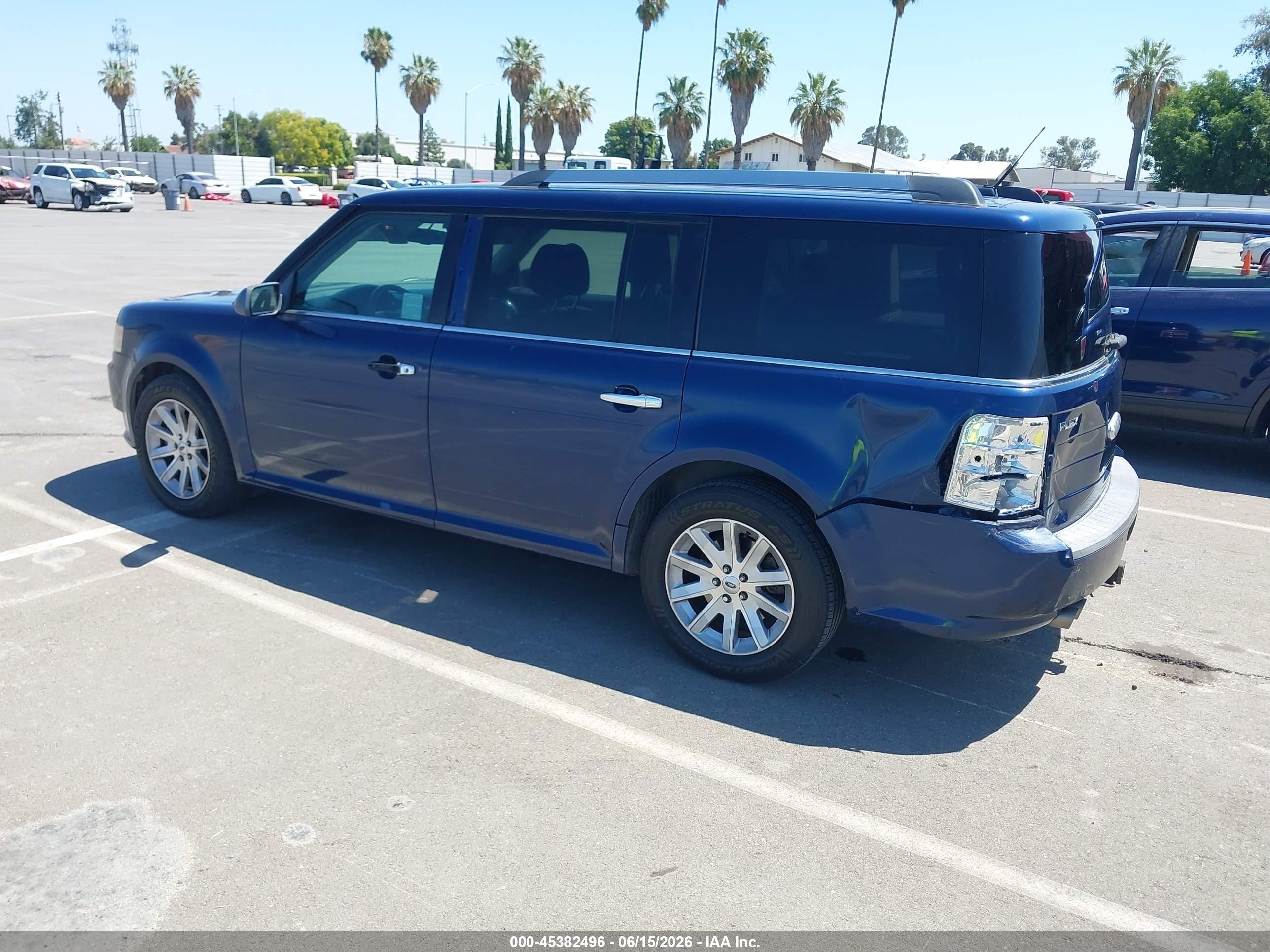 2012 Ford Flex Sel Blue vin: 2FMGK5CC1CBD07316