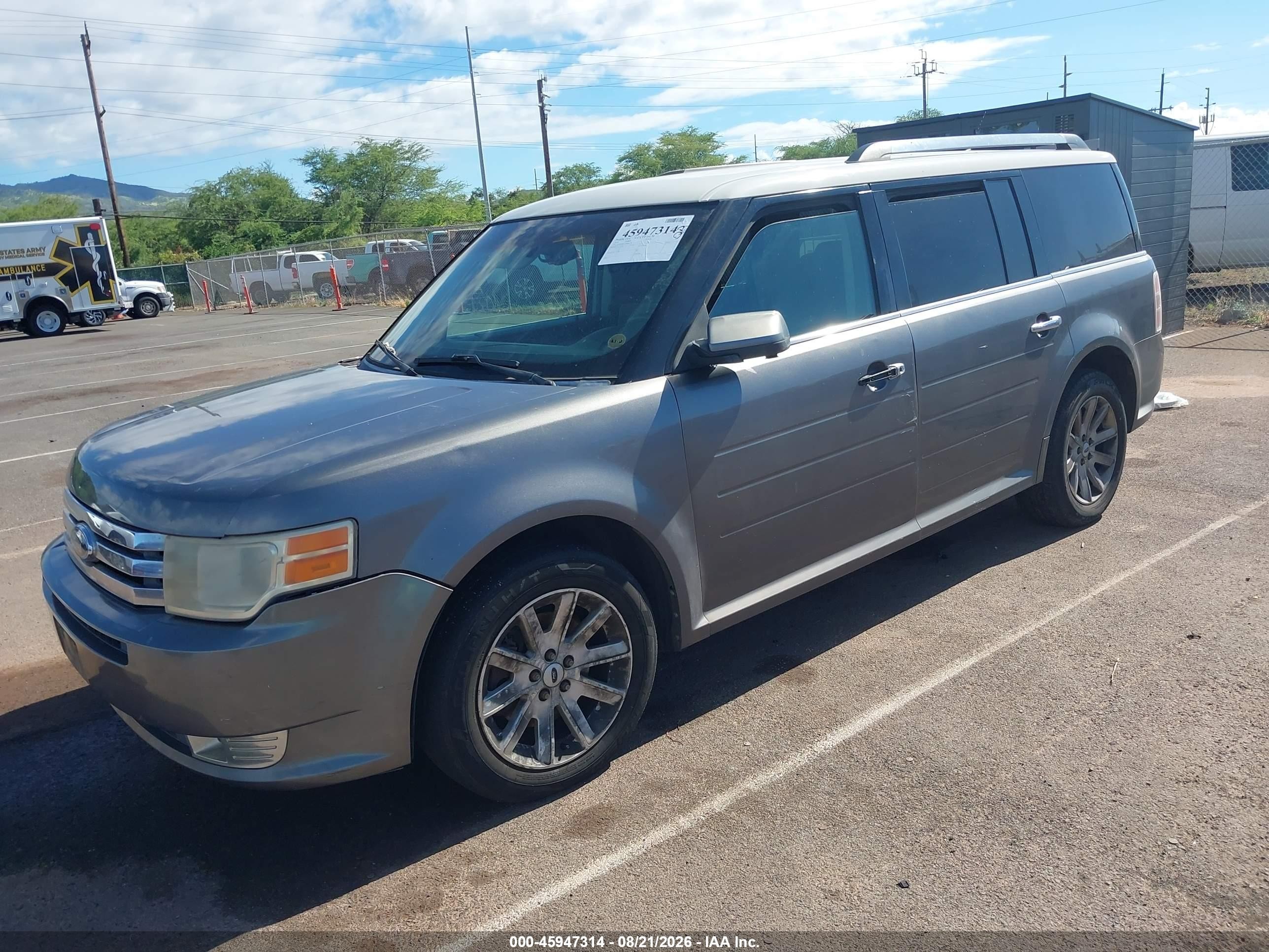 2010 Ford Flex Sel Серый vin: 2FMGK5CC2ABB22138