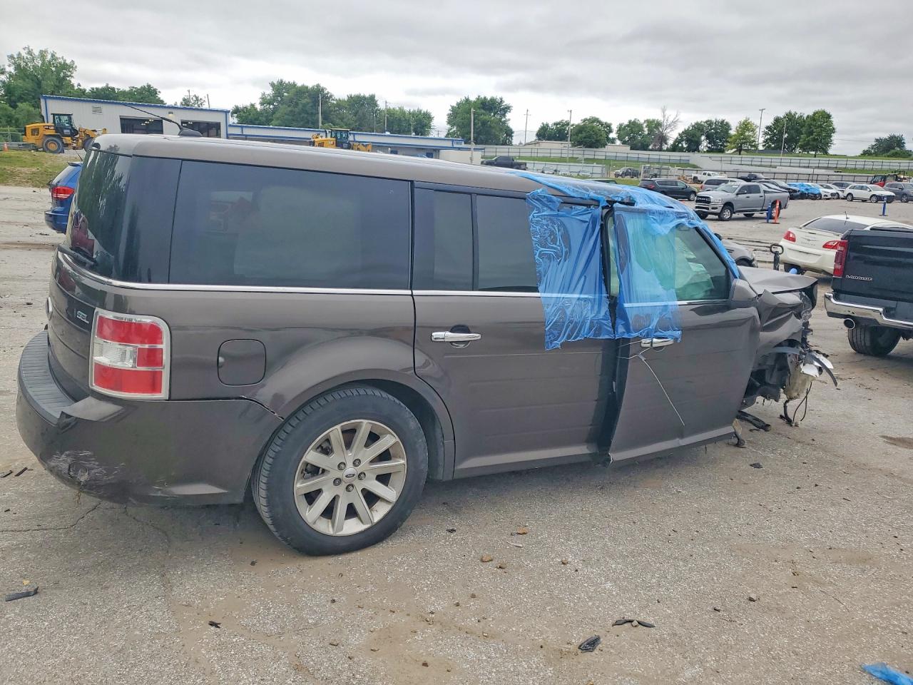 2011 Ford Flex Sel Brown vin: 2FMGK5CC2BBD04522