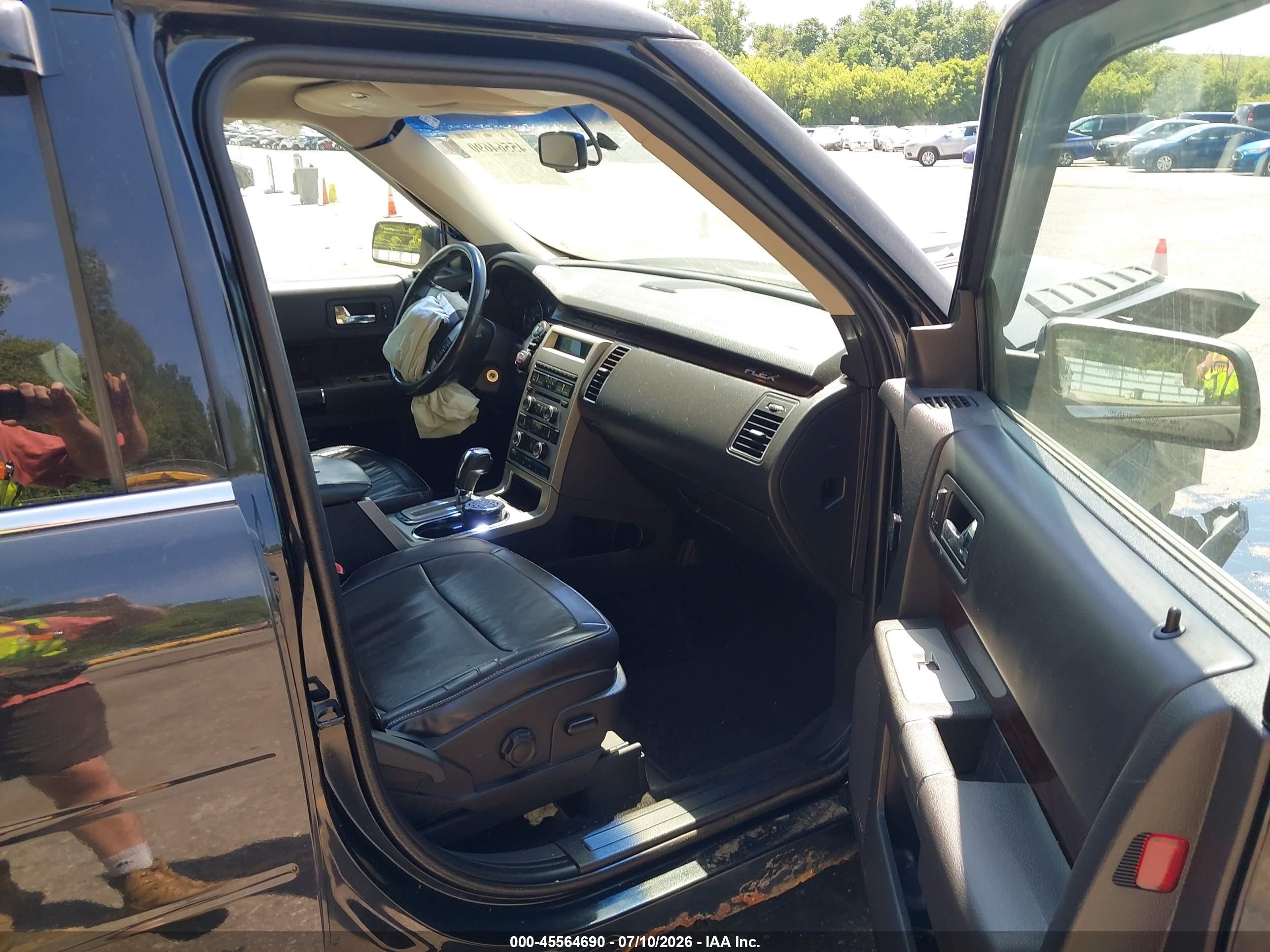 2011 Ford Flex Sel Black vin: 2FMGK5CC2BBD09977
