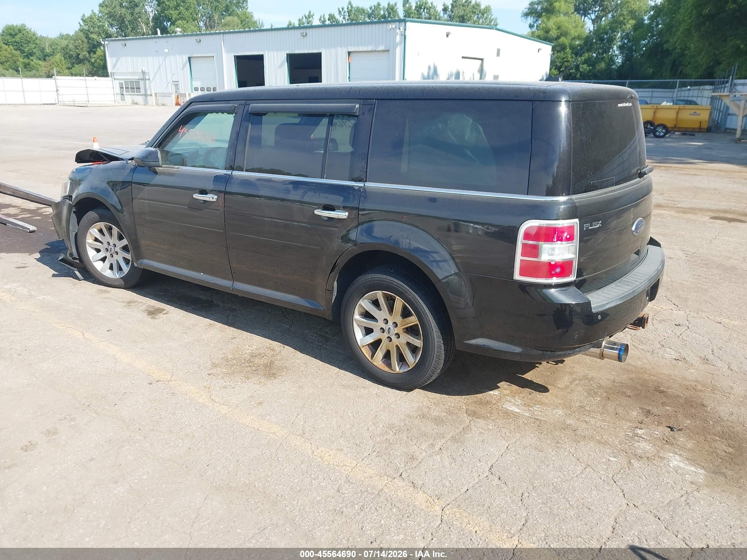 2011 Ford Flex Sel Black vin: 2FMGK5CC2BBD09977
