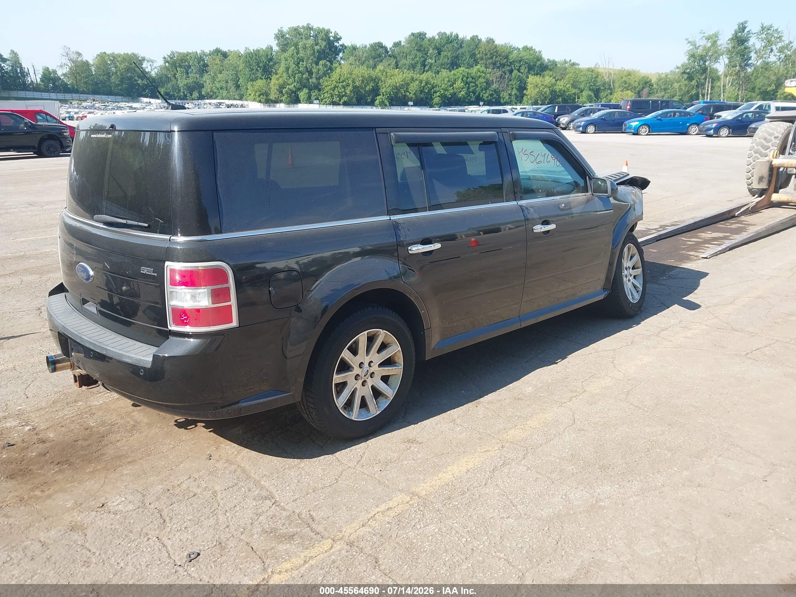 2011 Ford Flex Sel Black vin: 2FMGK5CC2BBD09977